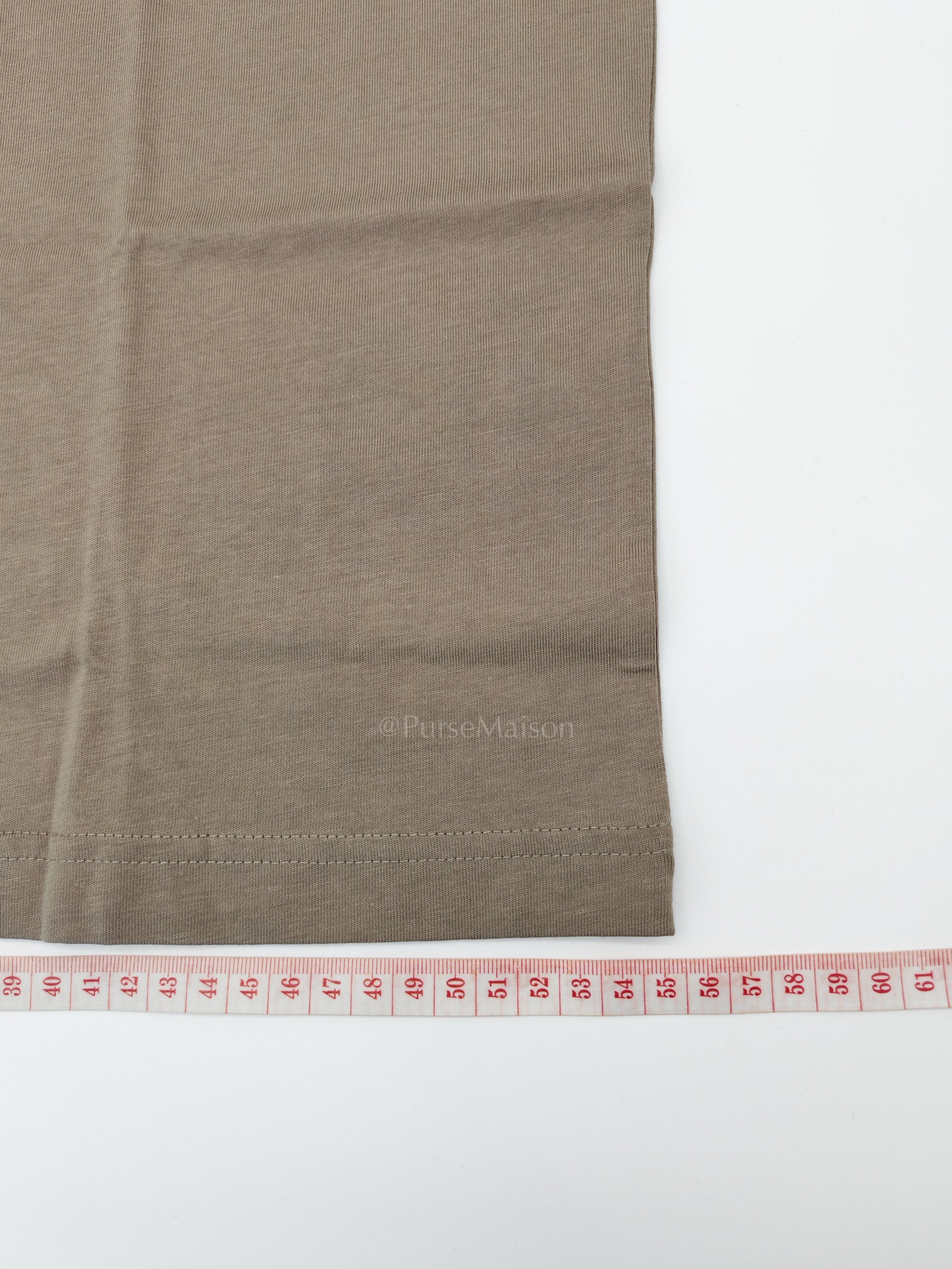 Jersey Cotton T-Shirt in Taupe for Men Size L