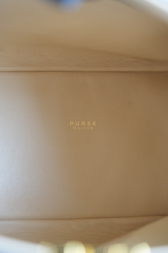 Tournon Black Snake Skin Handle Taurillon Leather (Date Code: AH2195) | Purse Maison Luxury Bags Shop