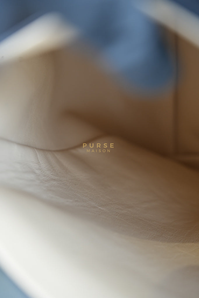 Tournon Black Snake Skin Handle Taurillon Leather (Date Code: AH2195) | Purse Maison Luxury Bags Shop