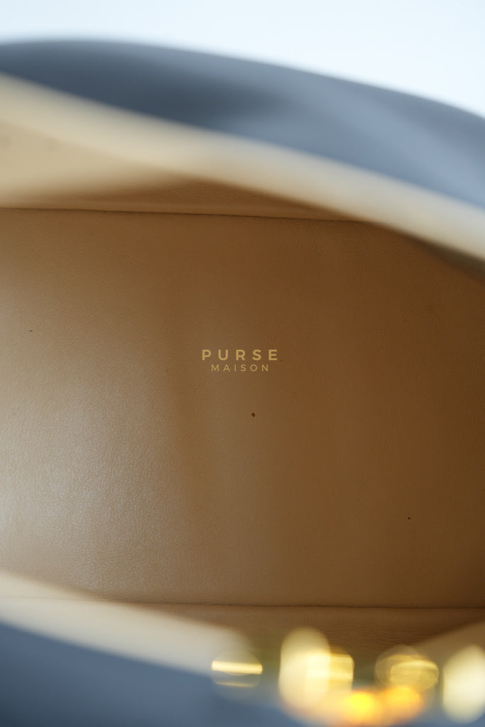 Tournon Black Snake Skin Handle Taurillon Leather (Date Code: AH2195) | Purse Maison Luxury Bags Shop