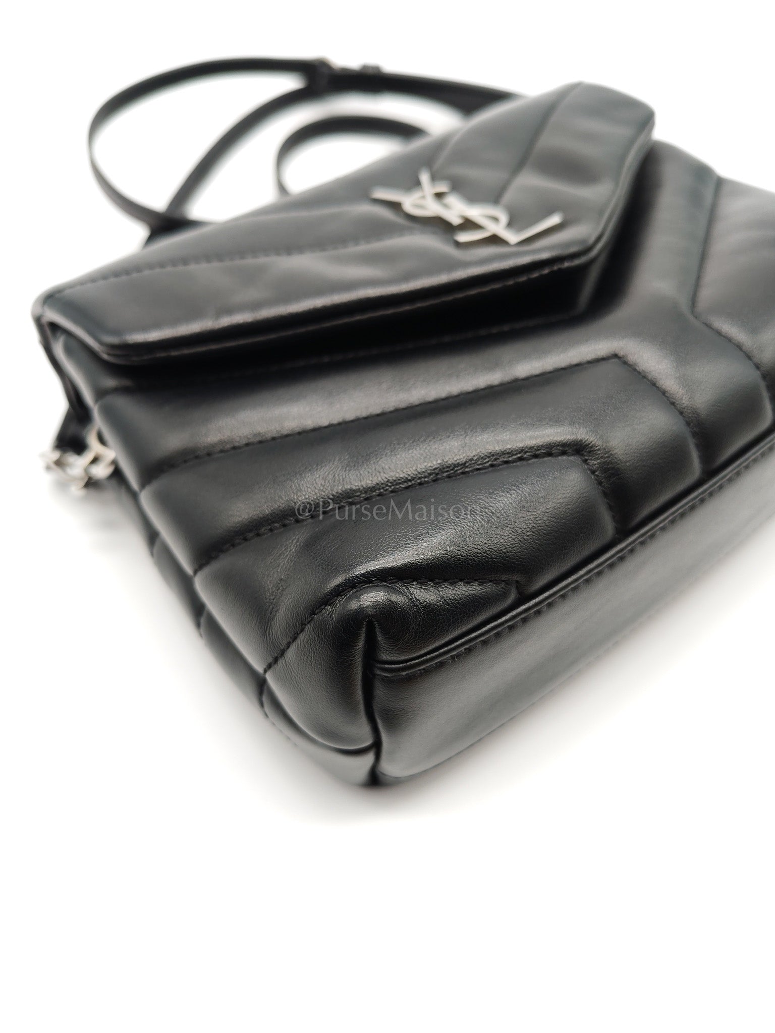 Toy Lou Lou in Black Calfskin Leather Crossbody Bag | Purse Maison Luxury Bags Shop