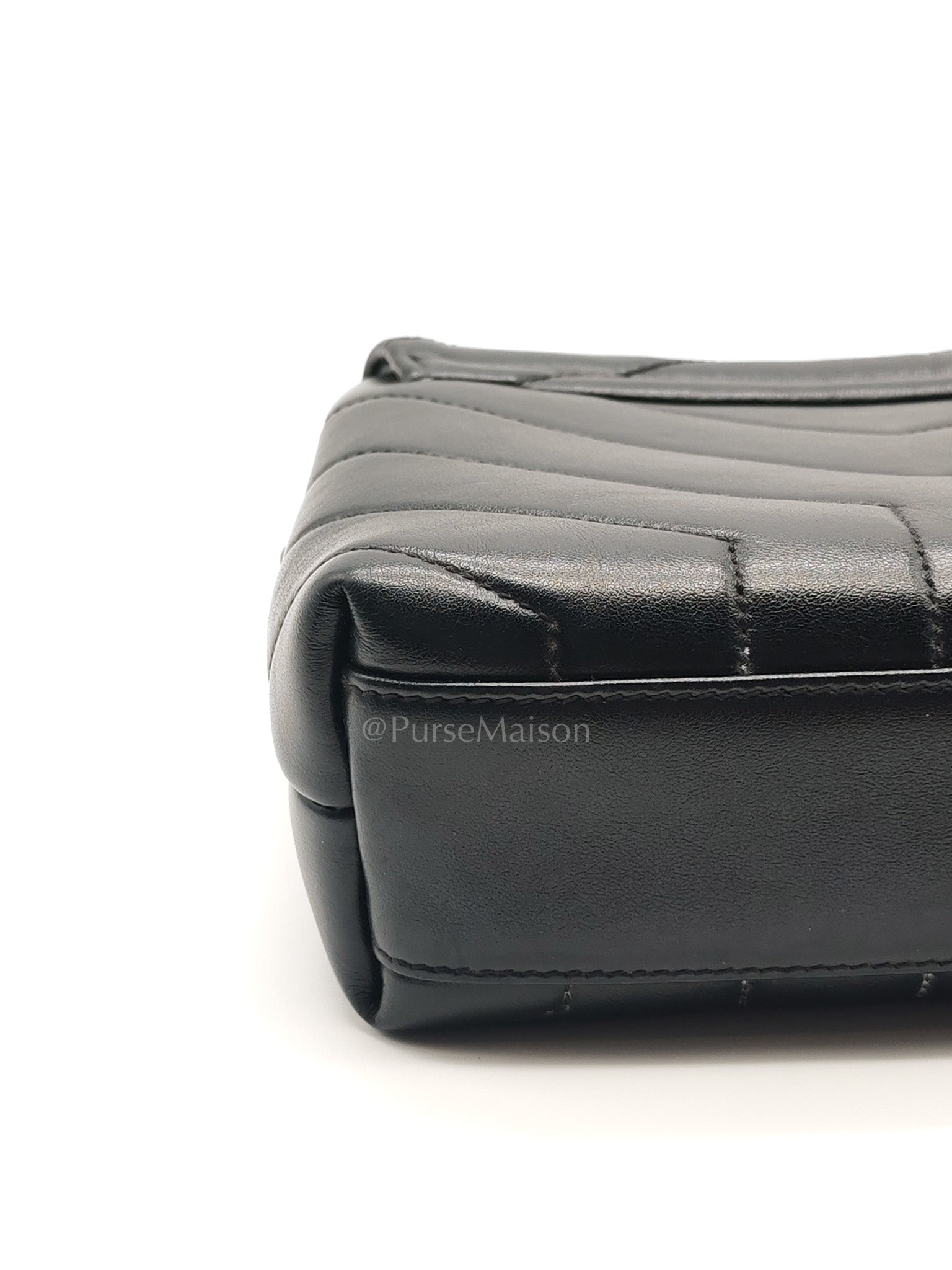 Toy Loulou Crossbody Bag in Black Quilted Calfskin Leather | Purse Maison Luxury Bags Shop