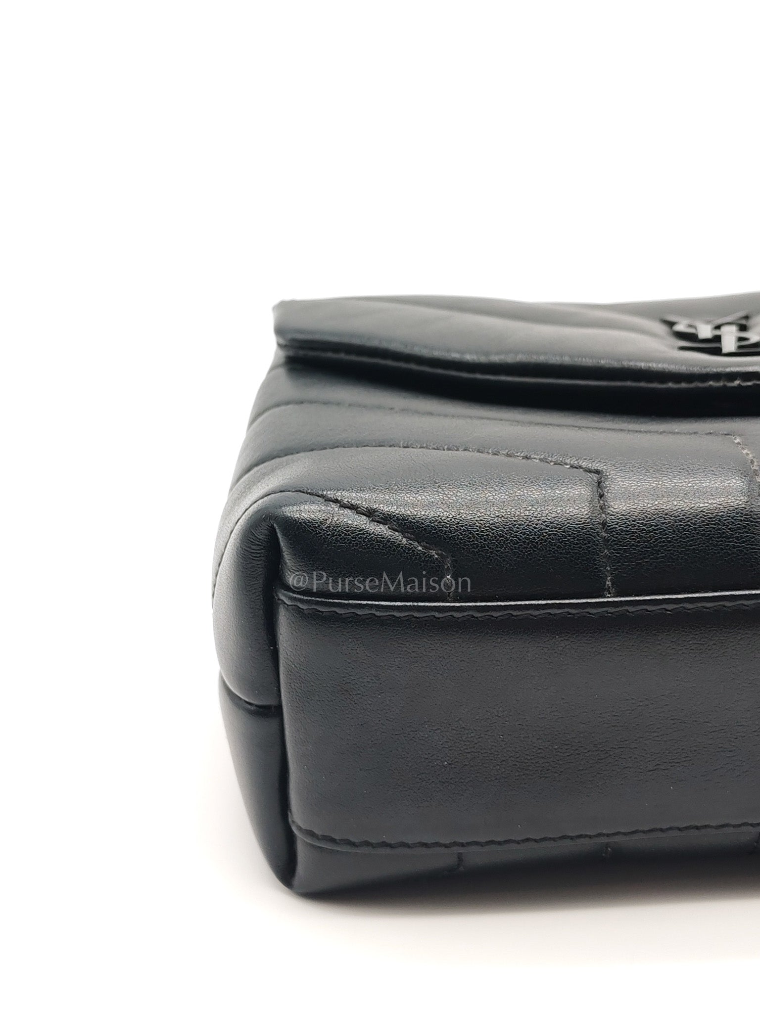 Toy Loulou Crossbody Bag in Black Quilted Calfskin Leather | Purse Maison Luxury Bags Shop