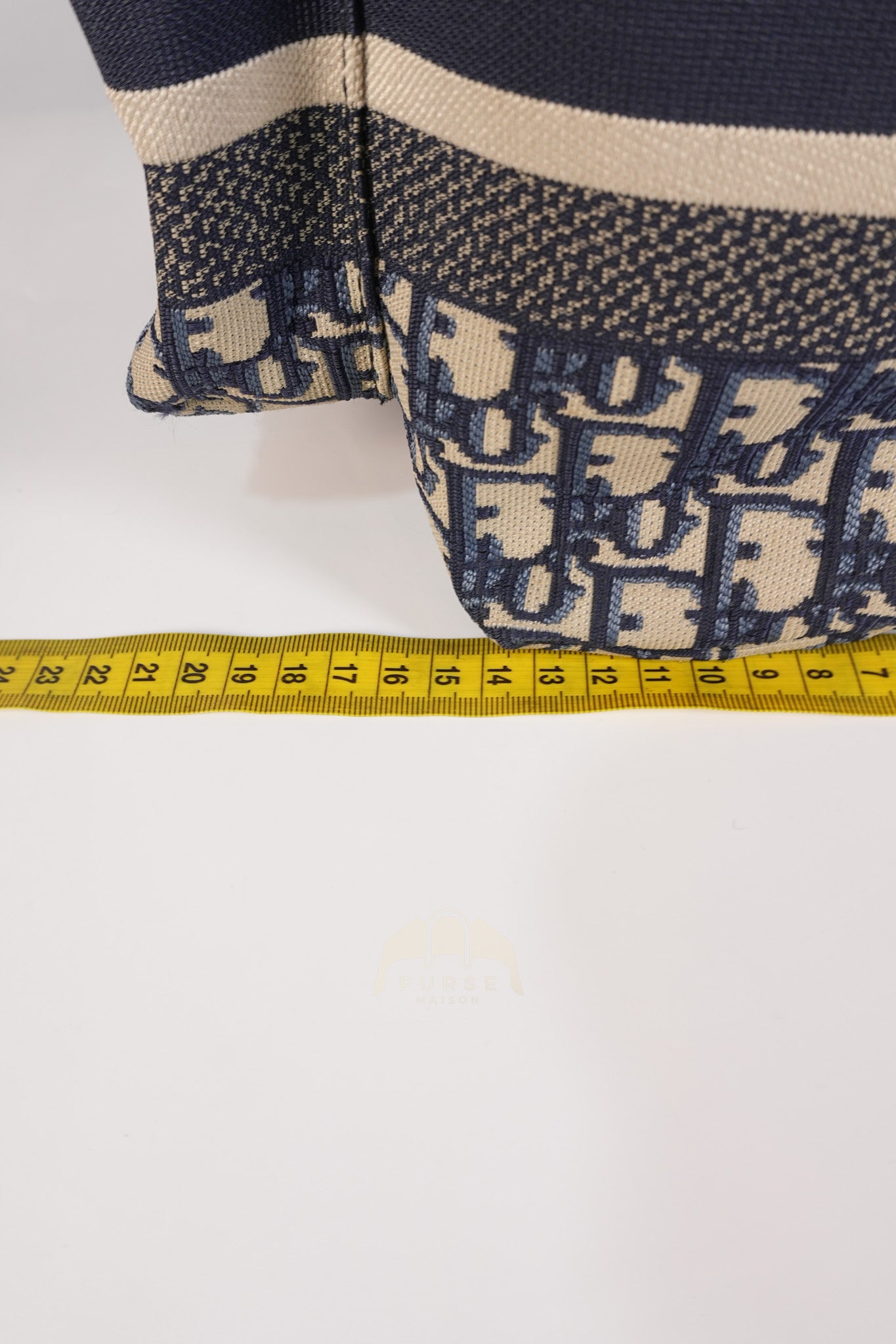 Travel Bagpack in Blue Oblique Jacquard Canvas | Purse Maison Luxury Bags Shop