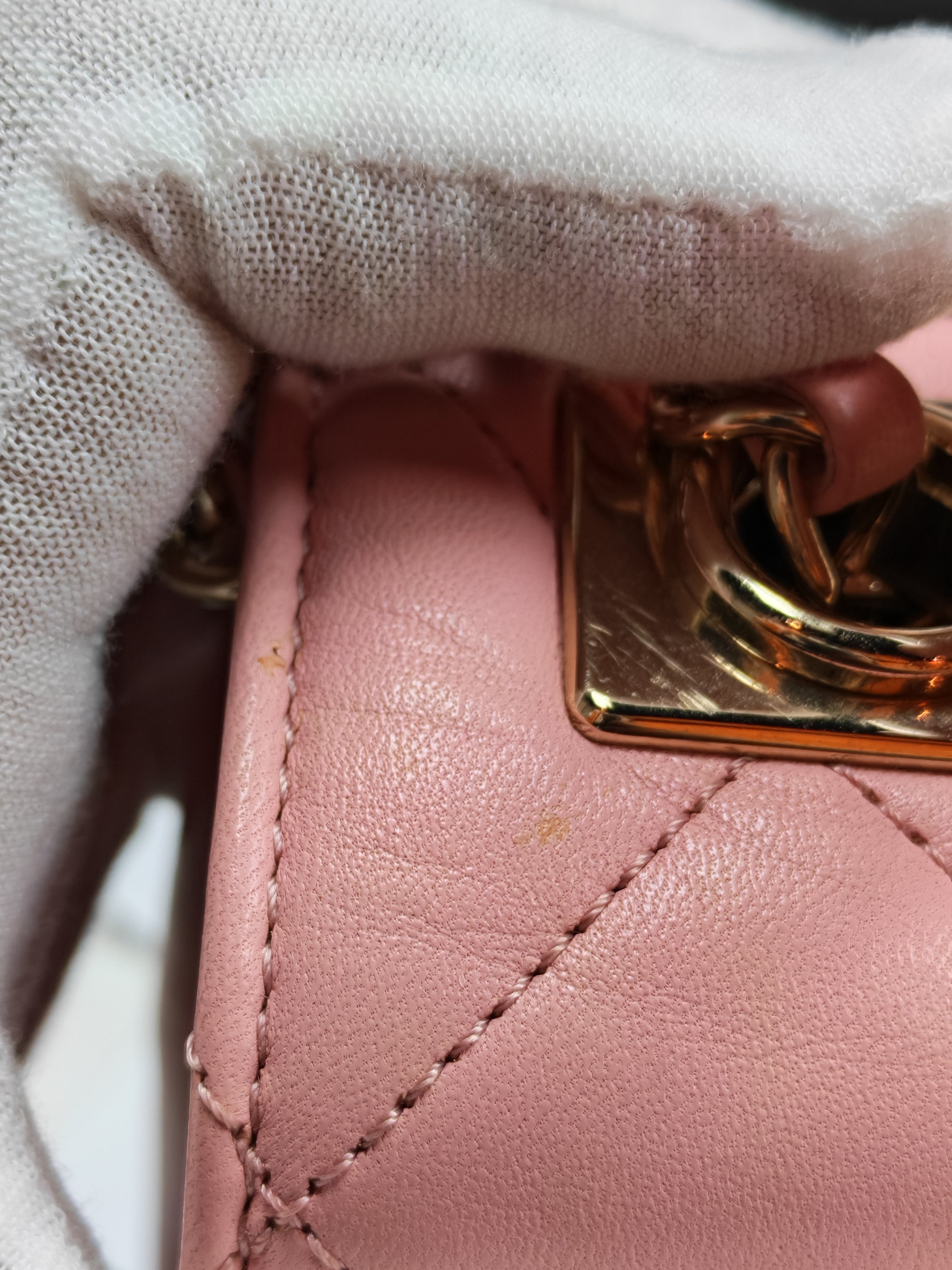 Trendy CC Medium Top Handle in Pink Lambskin Leather and Gold Hardware Series 27 | Purse Maison Luxury Bags Shop