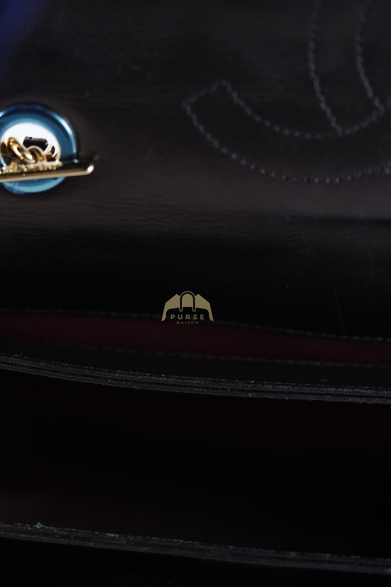 Trendy CC Top Handle Jumbo in Black Lambskin Light Gold Hardware (Series 19) | Purse Maison Luxury Bags Shop