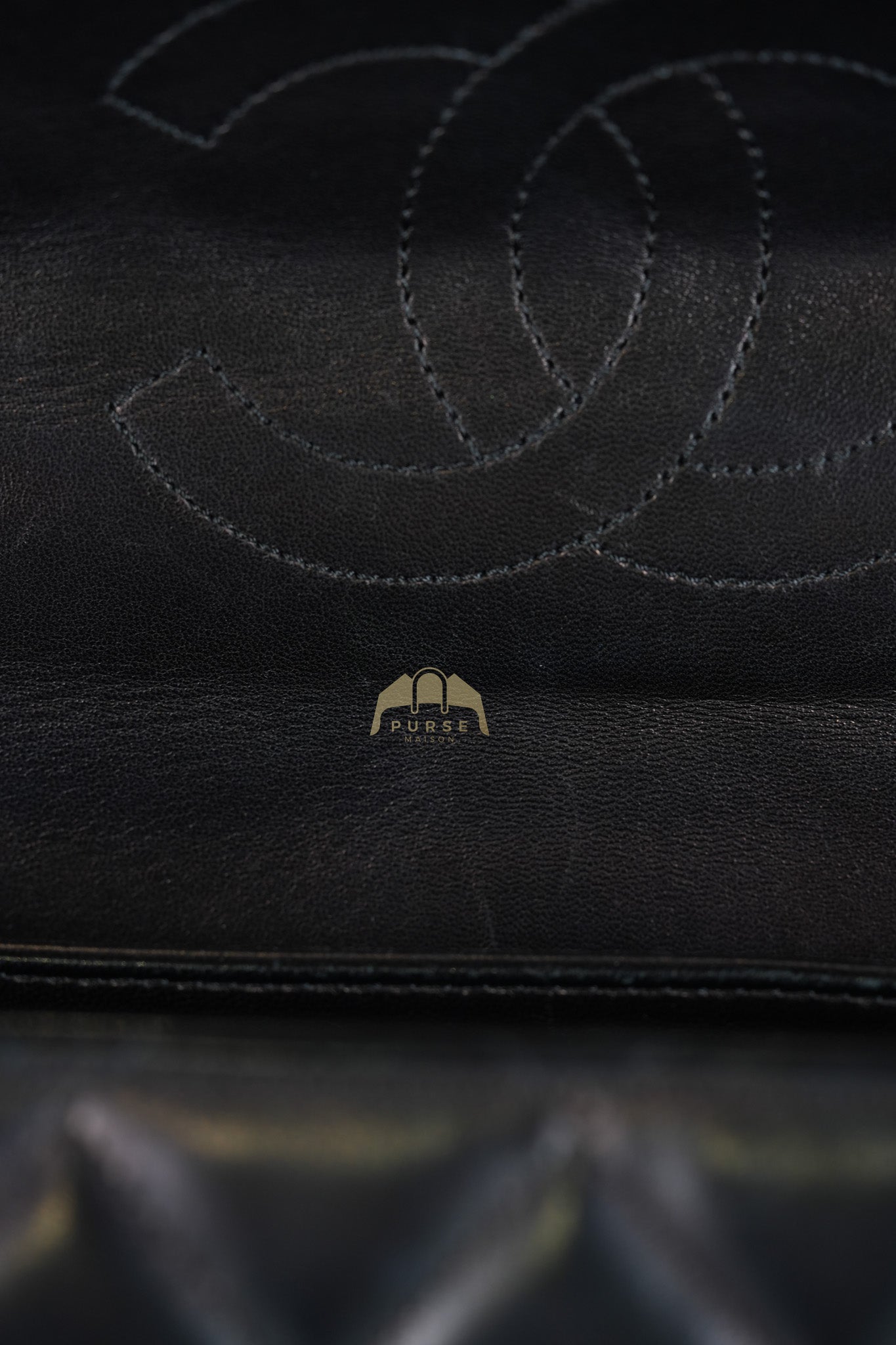 Trendy CC Top Handle Jumbo in Black Lambskin Light Gold Hardware (Series 19) | Purse Maison Luxury Bags Shop