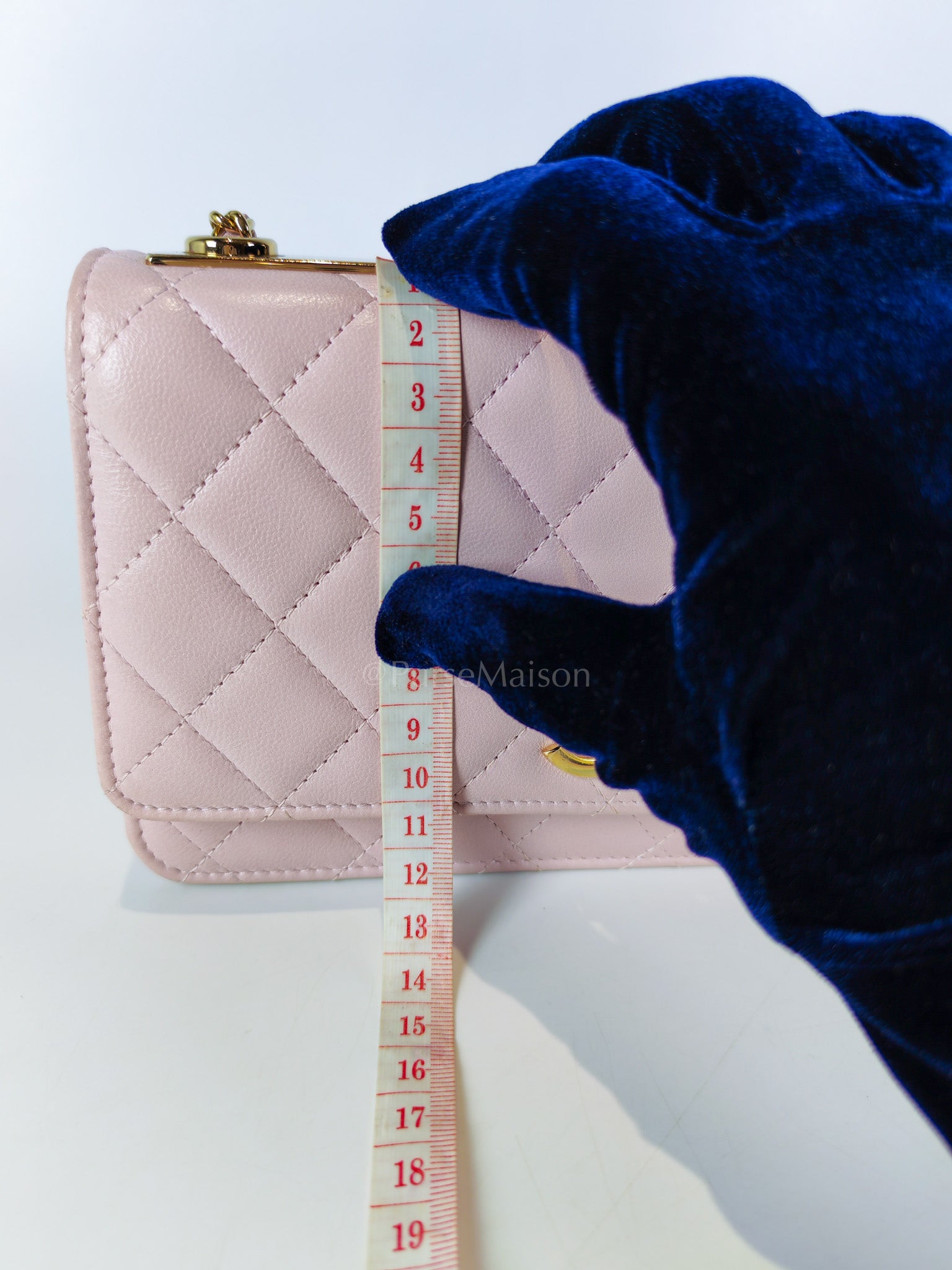 Trendy Wallet On Chain in Pink Lambskin Leather and Gold Hardware Series 31 | Purse Maison Luxury Bags Shop