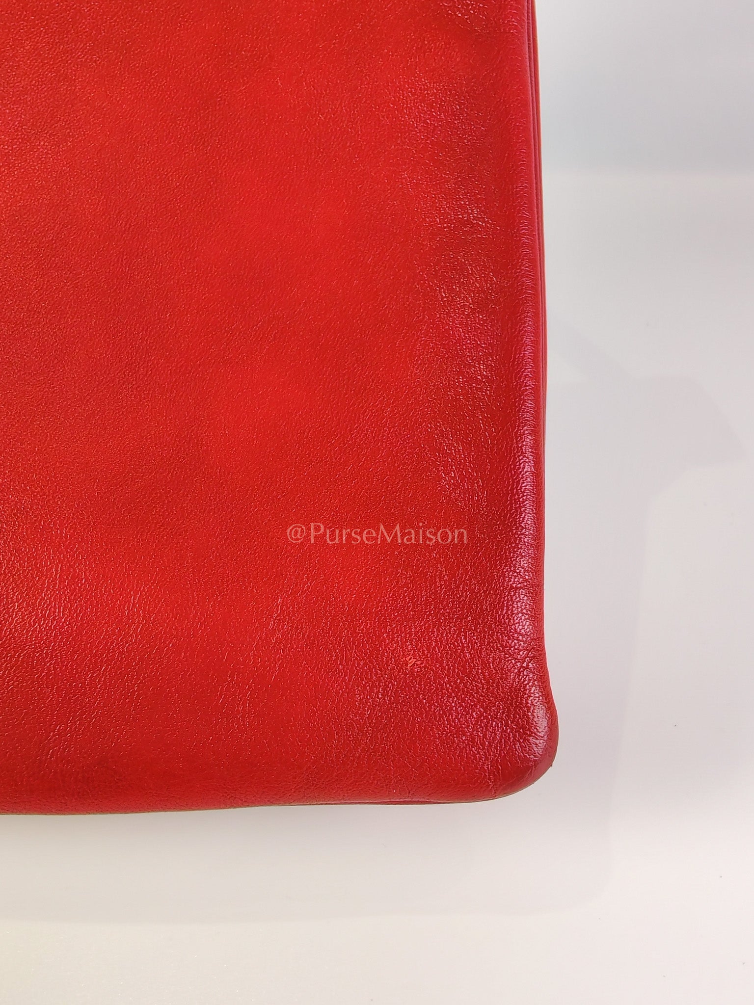 Trio Bag in Red Calfskin Leather Crossbody Bag | Purse Maison Luxury Bags Shop