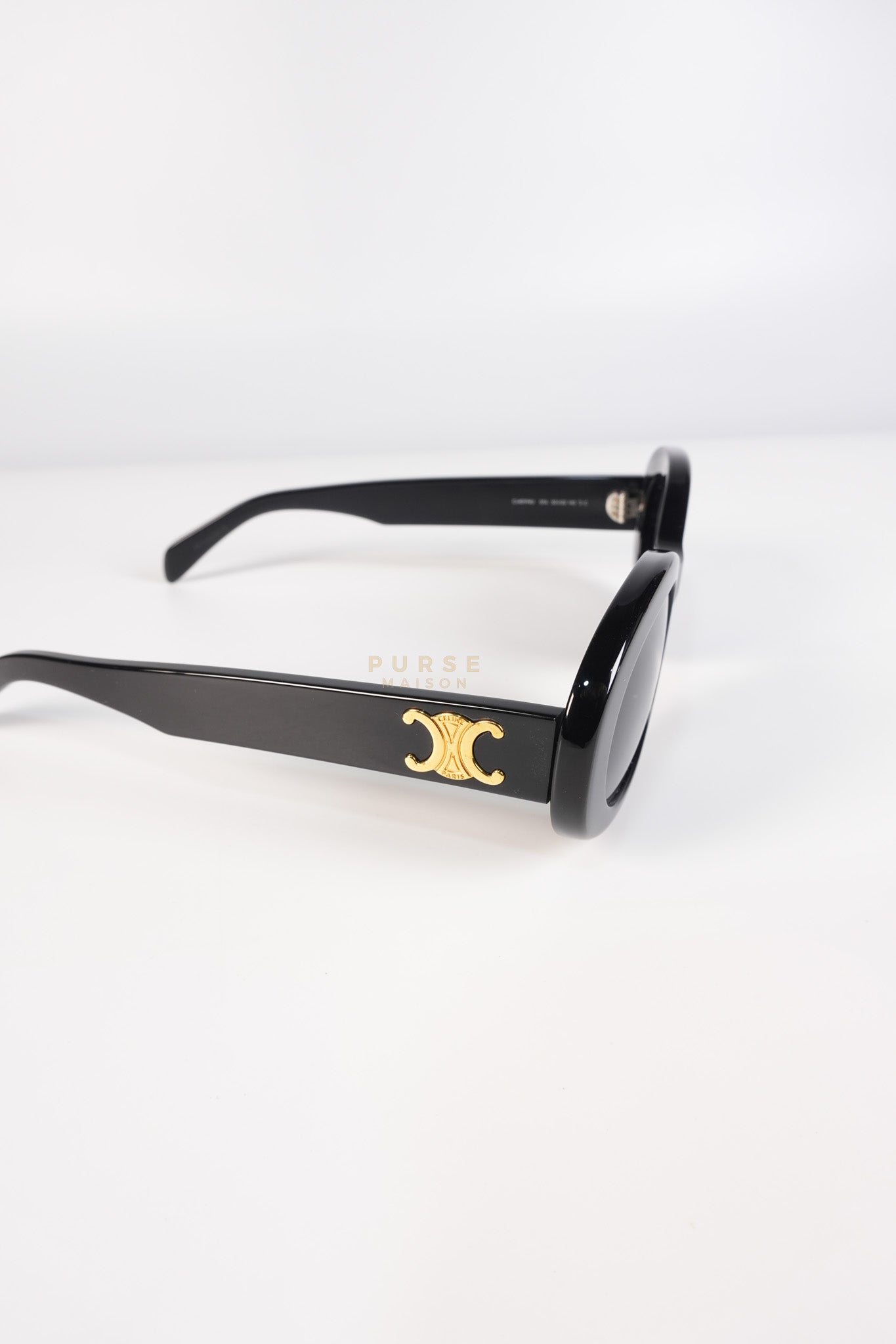 Triomphe Sunglasses in Black | Purse Maison Luxury Bags Shop