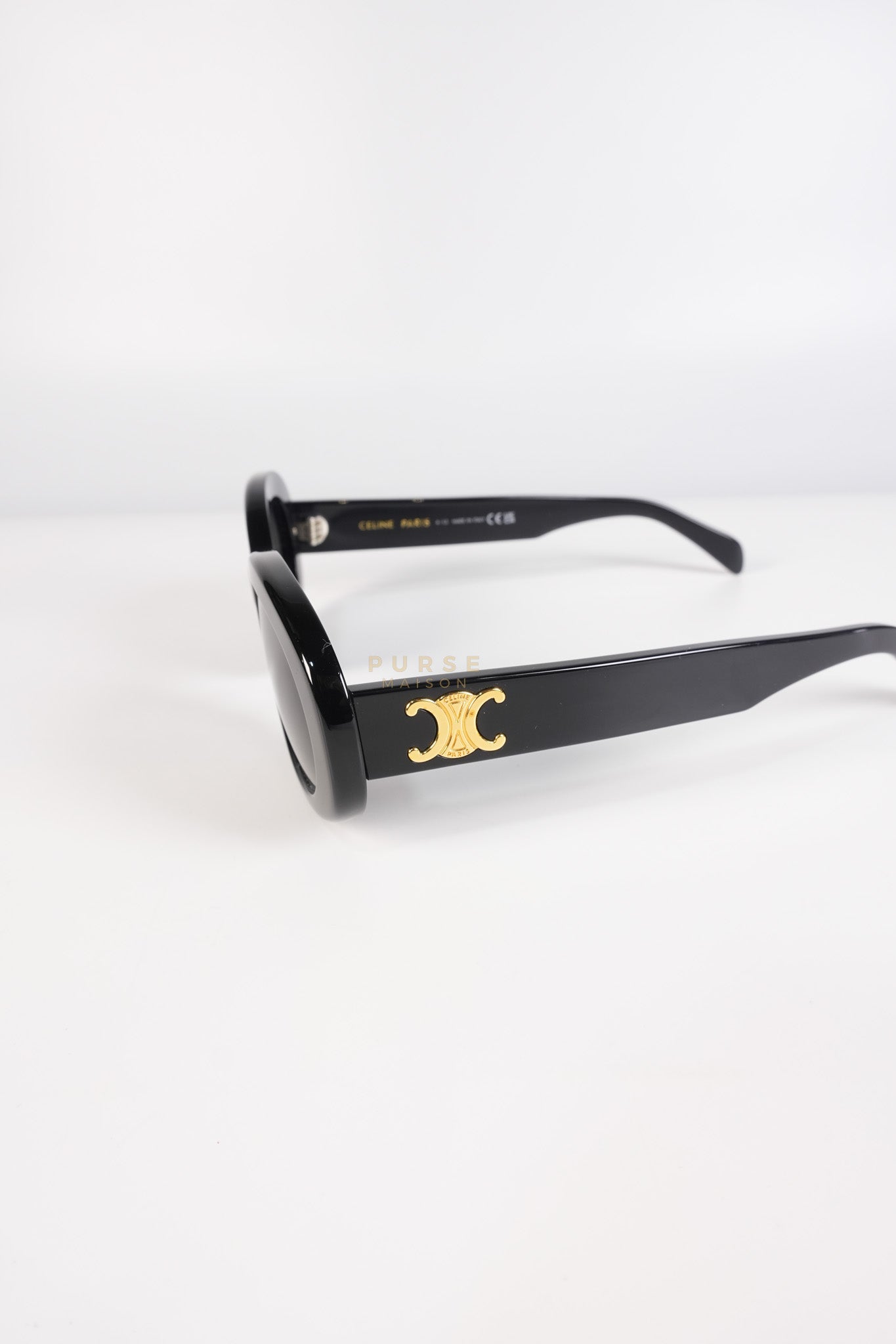 Triomphe Sunglasses in Black | Purse Maison Luxury Bags Shop
