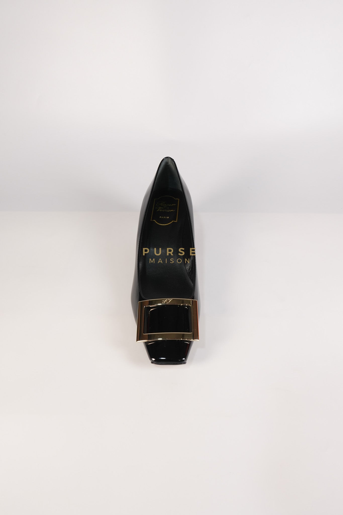 Trompette Ballerinas in Black Shoes Patent Leather Size 39.5 EU (25.5cm) | Purse Maison Luxury Bags Shop