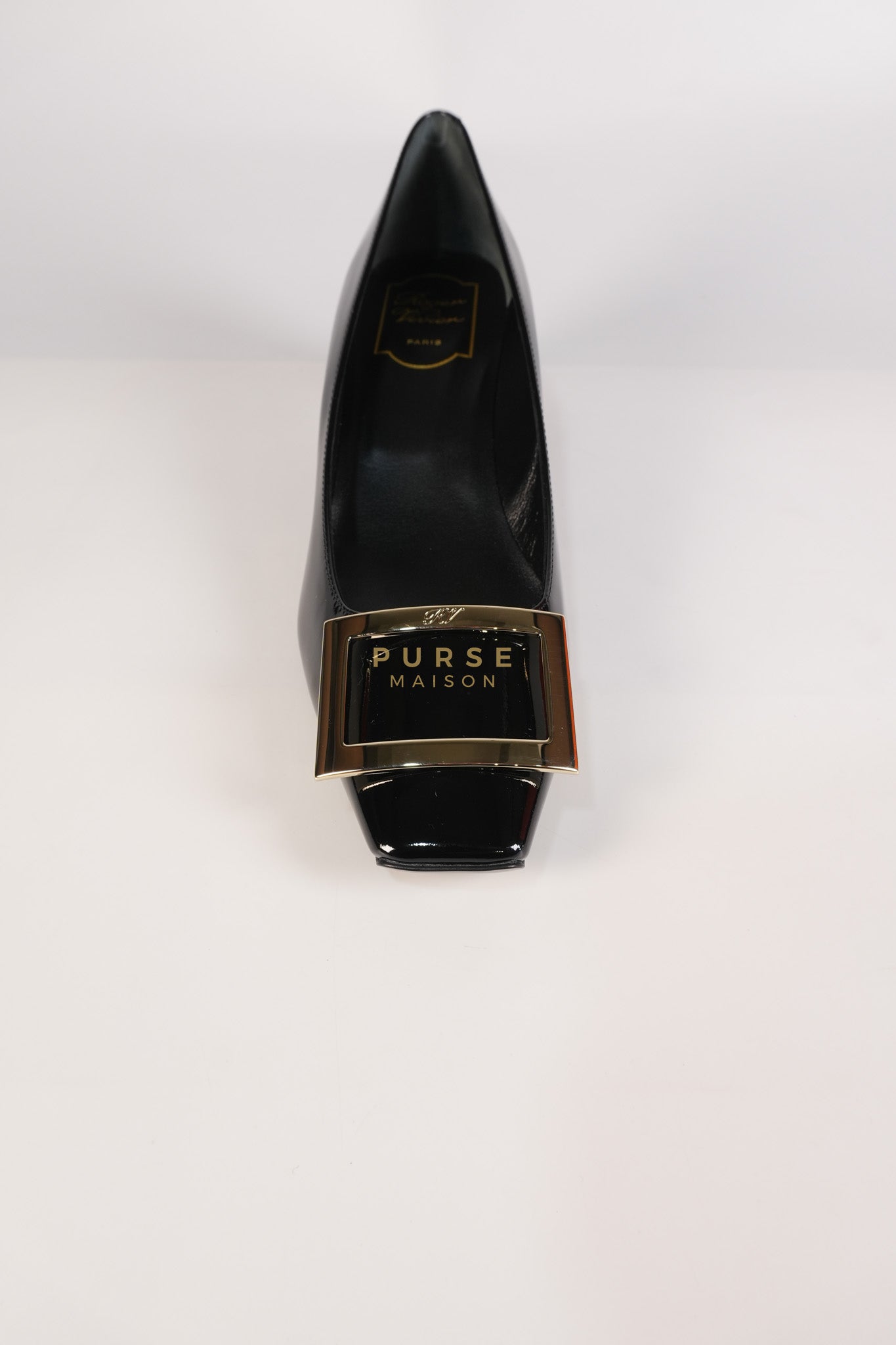 Trompette Ballerinas in Black Shoes Patent Leather Size 39.5 EU (25.5cm) | Purse Maison Luxury Bags Shop