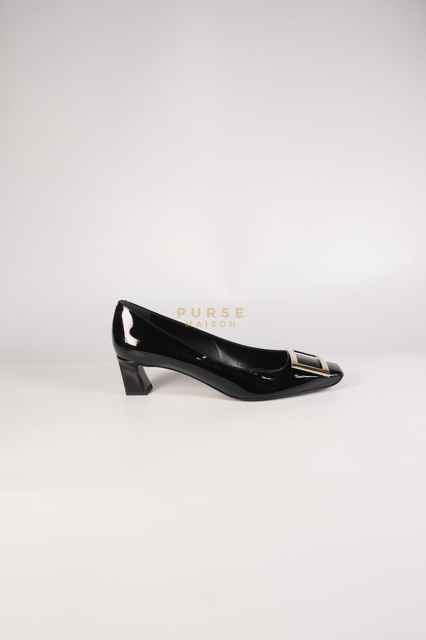 Trompette Ballerinas in Black Shoes Patent Leather Size 39.5 EU (25.5cm) | Purse Maison Luxury Bags Shop