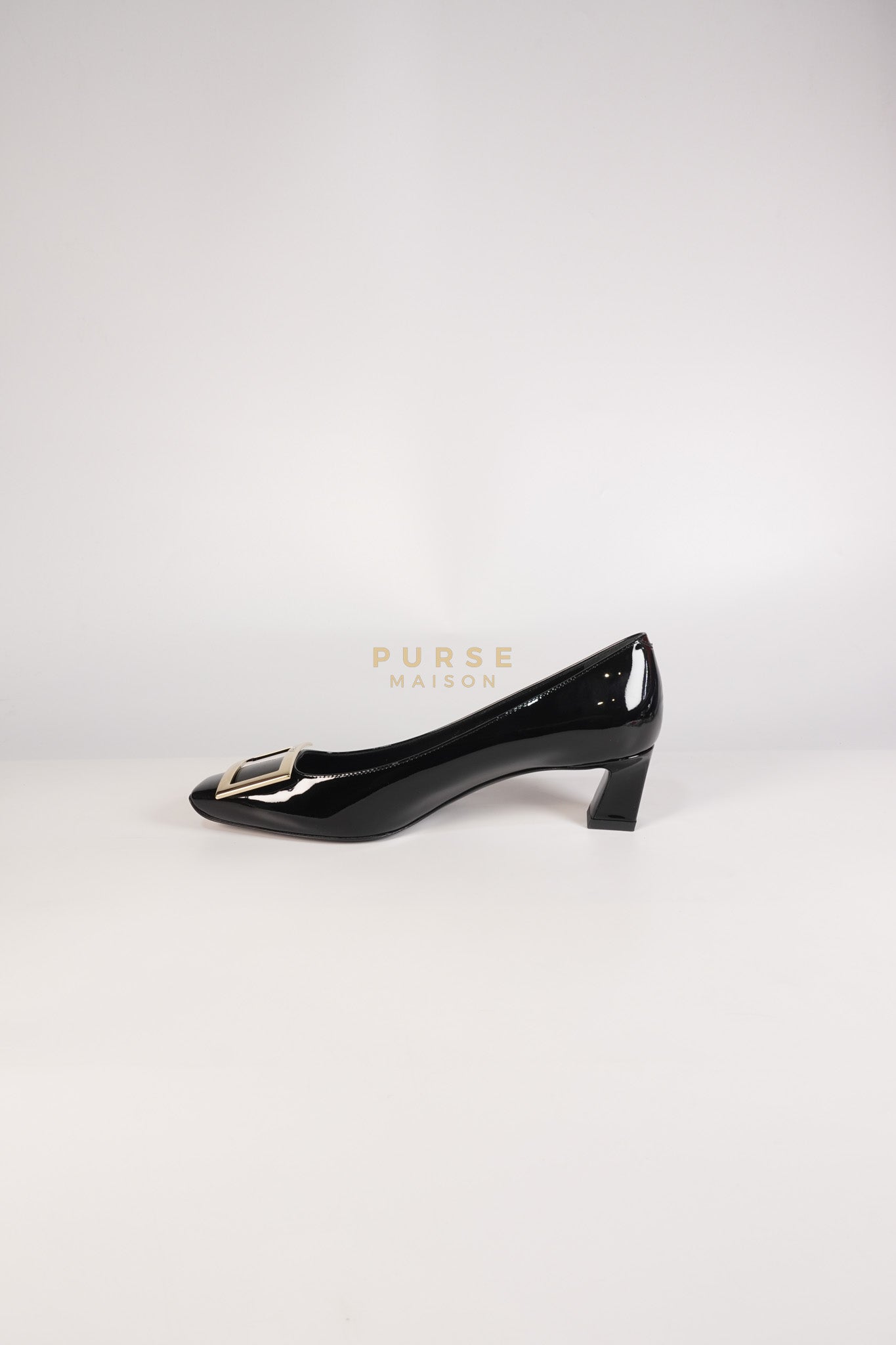 Trompette Ballerinas in Black Shoes Patent Leather Size 39.5 EU (25.5cm) | Purse Maison Luxury Bags Shop