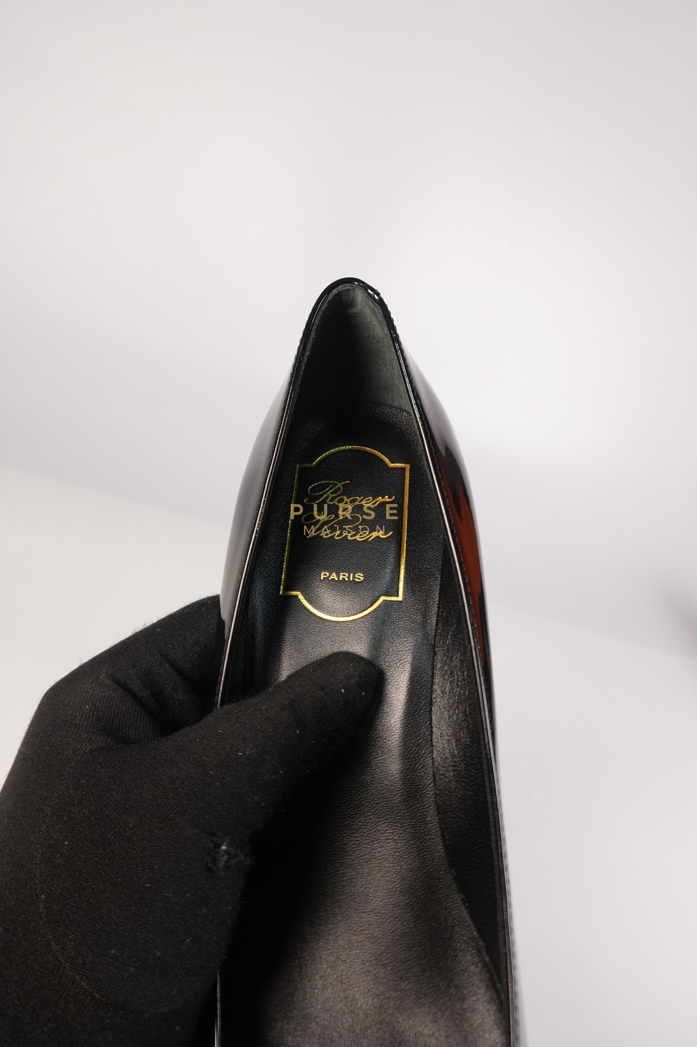 Trompette Ballerinas in Black Shoes Patent Leather Size 39.5 EU (25.5cm) | Purse Maison Luxury Bags Shop