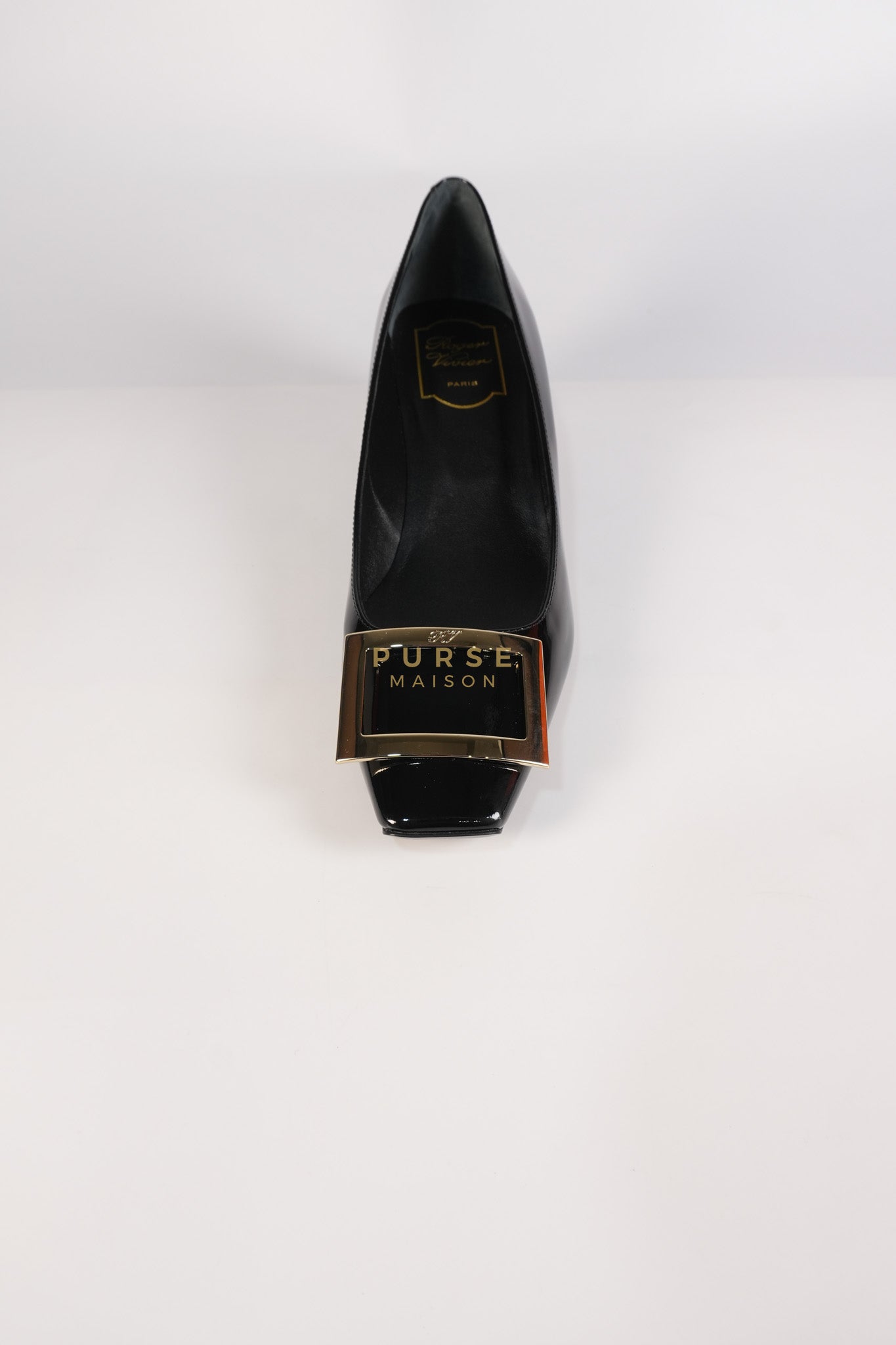 Trompette Ballerinas in Black Shoes Patent Leather Size 39.5 EU (25.5cm) | Purse Maison Luxury Bags Shop