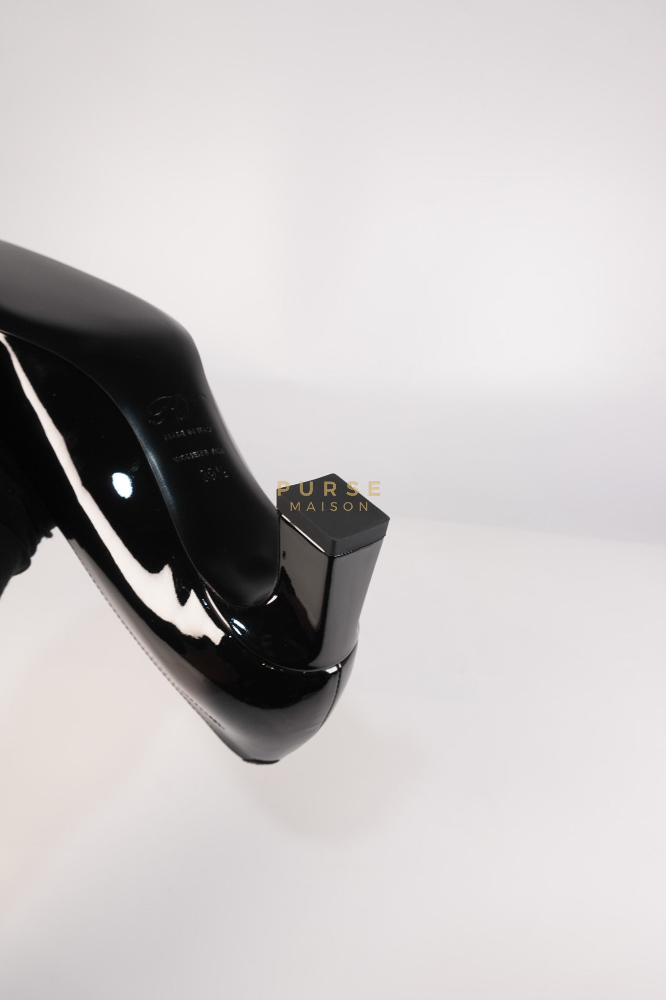 Trompette Ballerinas in Black Shoes Patent Leather Size 39.5 EU (25.5cm) | Purse Maison Luxury Bags Shop