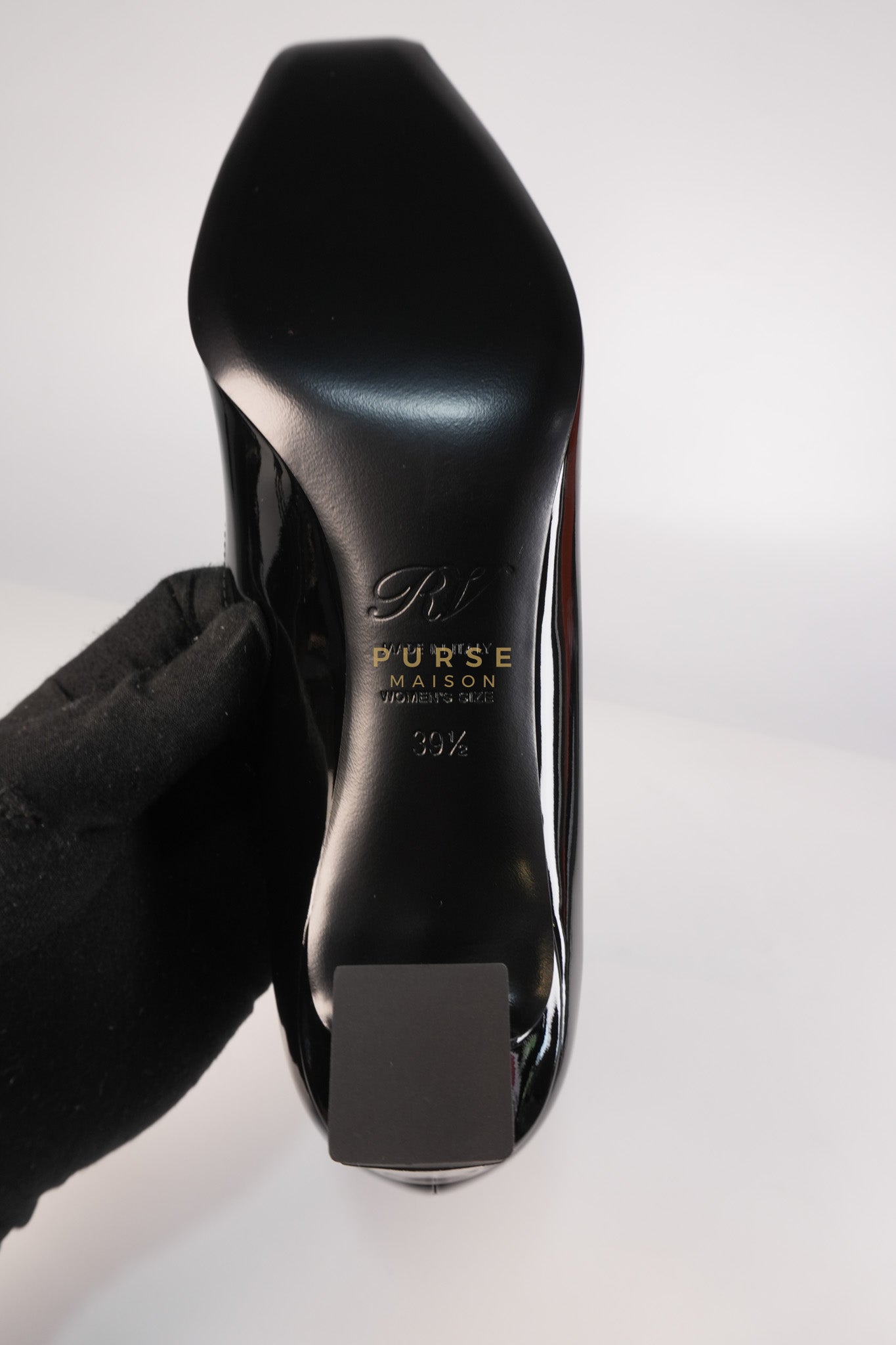 Trompette Ballerinas in Black Shoes Patent Leather Size 39.5 EU (25.5cm) | Purse Maison Luxury Bags Shop