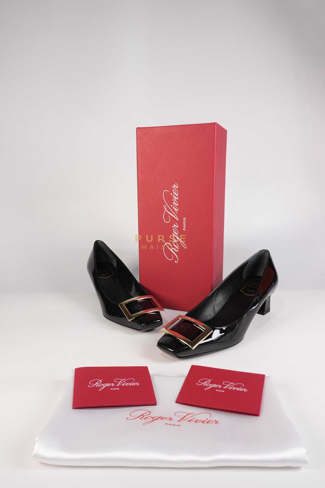 Trompette Ballerinas in Black Shoes Patent Leather Size 39.5 EU (25.5cm) | Purse Maison Luxury Bags Shop