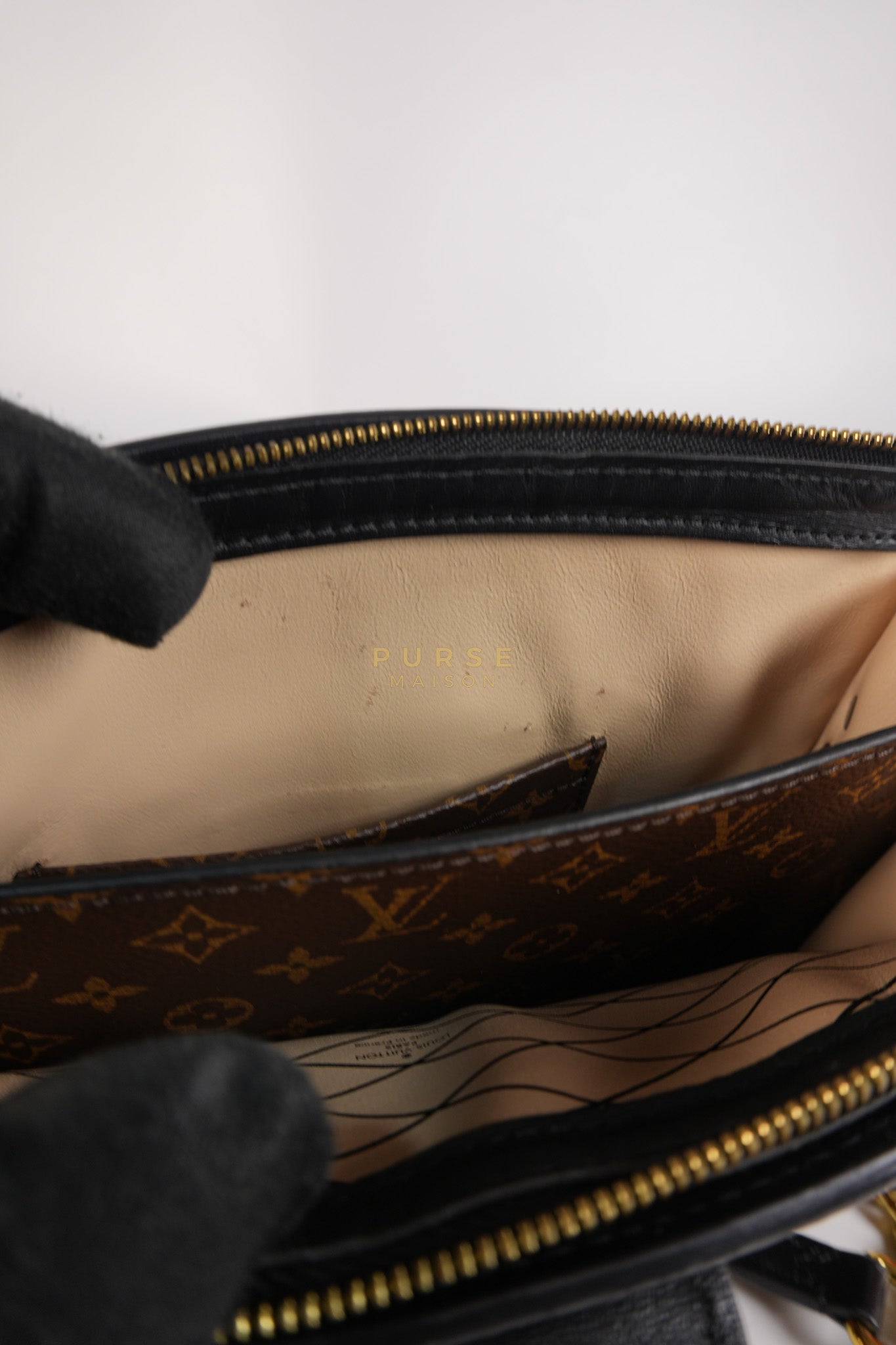Trunk Clutch Crossbody Bag in Reverse Monogram Canvas | Purse Maison Luxury Bags Shop