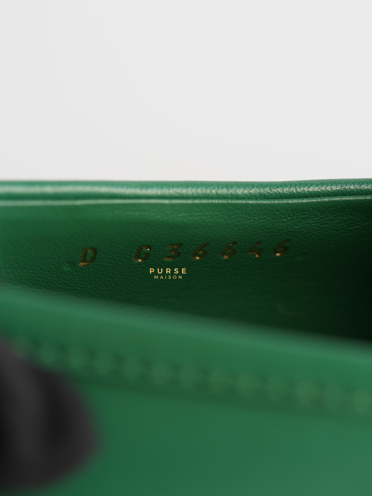 Turnlock Loafers Green Lambskin Size 37 EU (23cm) | Purse Maison Luxury Bags Shop