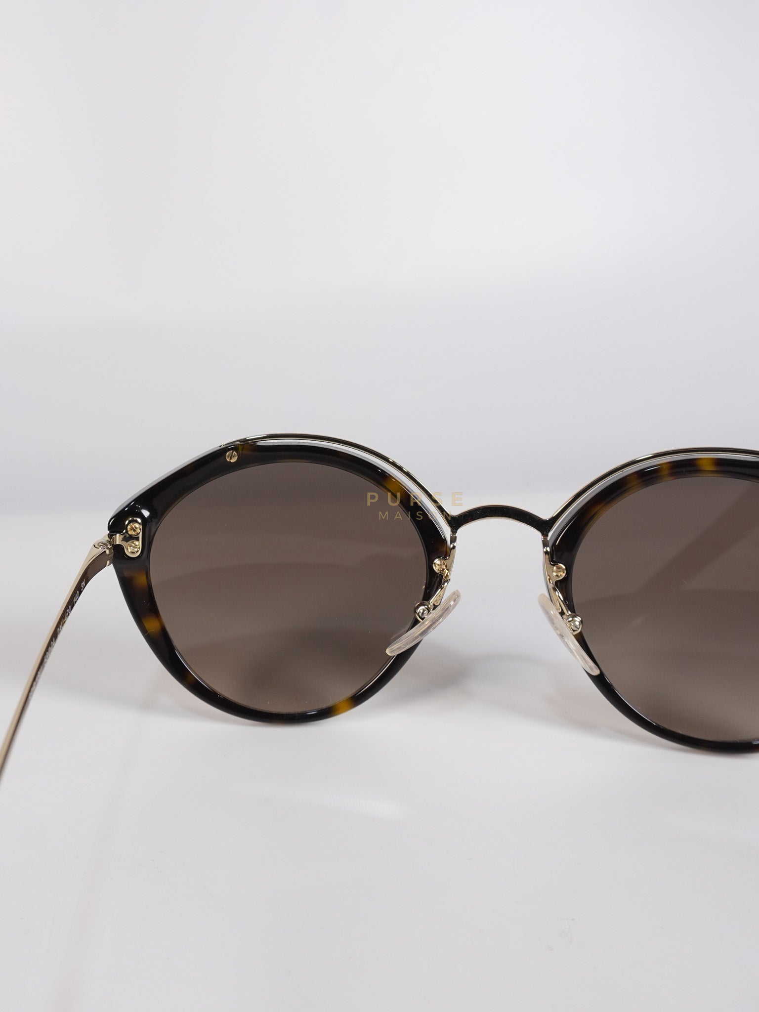 Turtle Round Cat Eye Sunglasses | Purse Maison Luxury Bags Shop