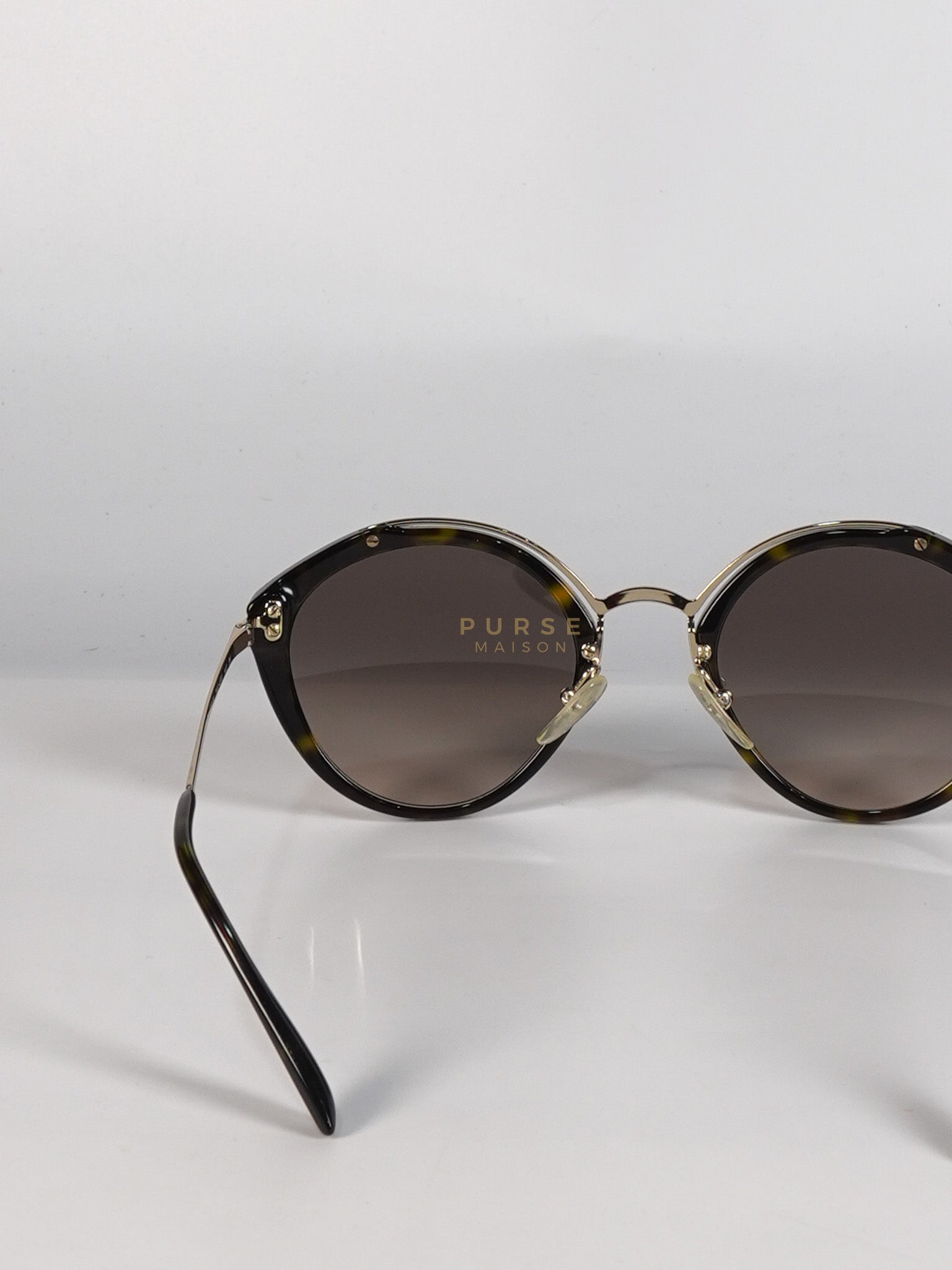 Turtle Round Cat Eye Sunglasses | Purse Maison Luxury Bags Shop