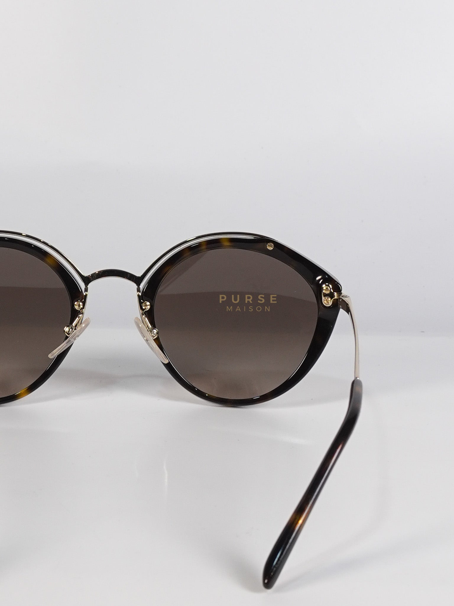 Turtle Round Cat Eye Sunglasses | Purse Maison Luxury Bags Shop