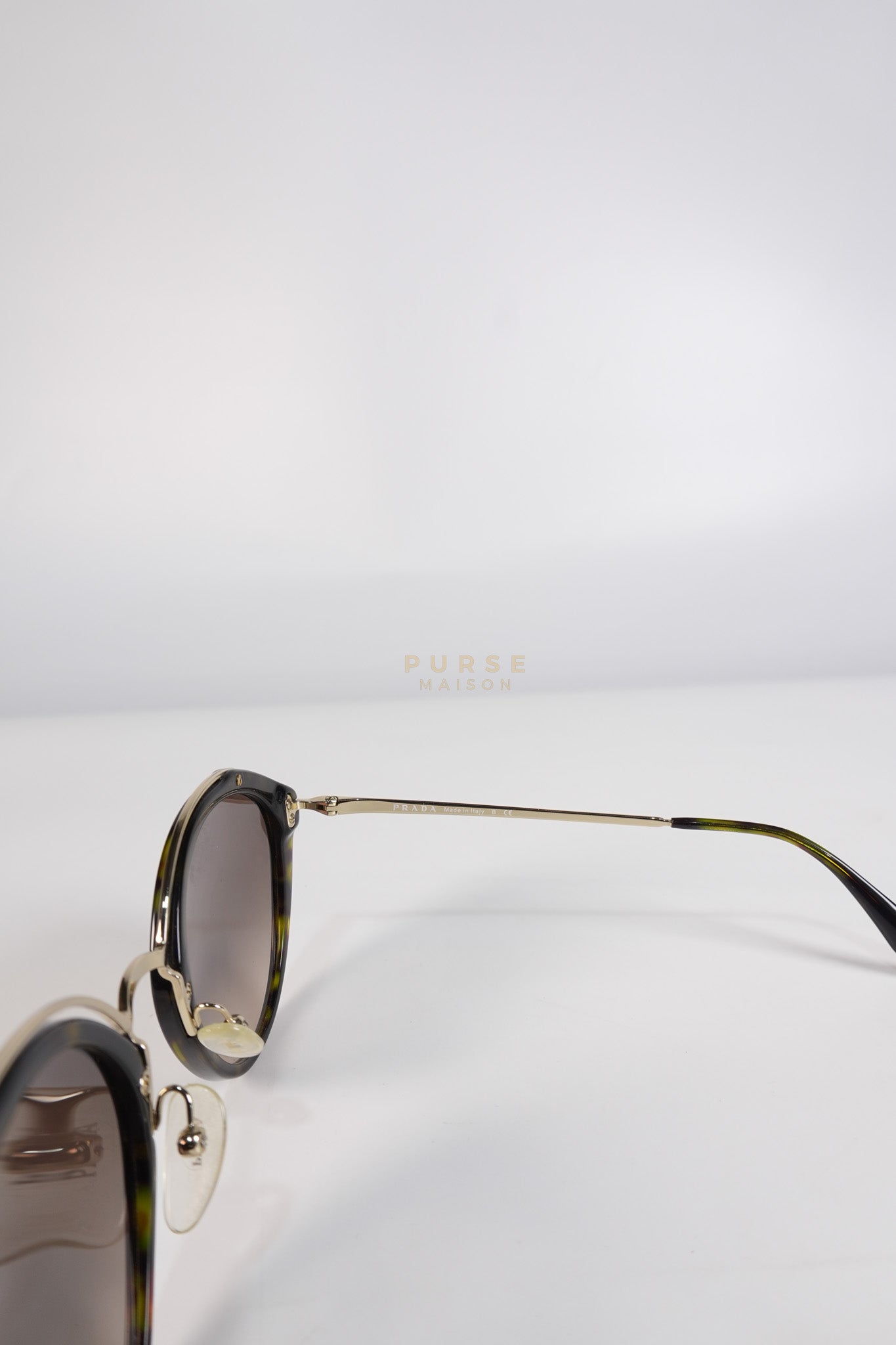 Turtle Round Cat Eye Sunglasses | Purse Maison Luxury Bags Shop