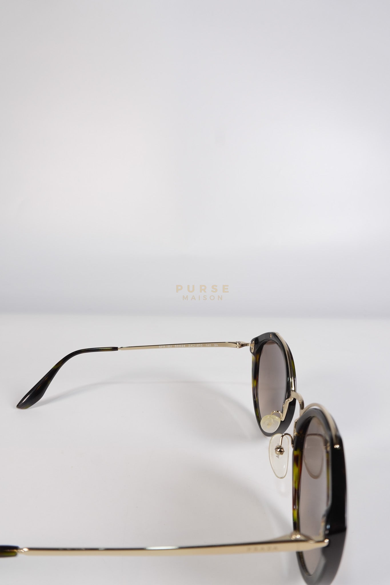 Turtle Round Cat Eye Sunglasses | Purse Maison Luxury Bags Shop