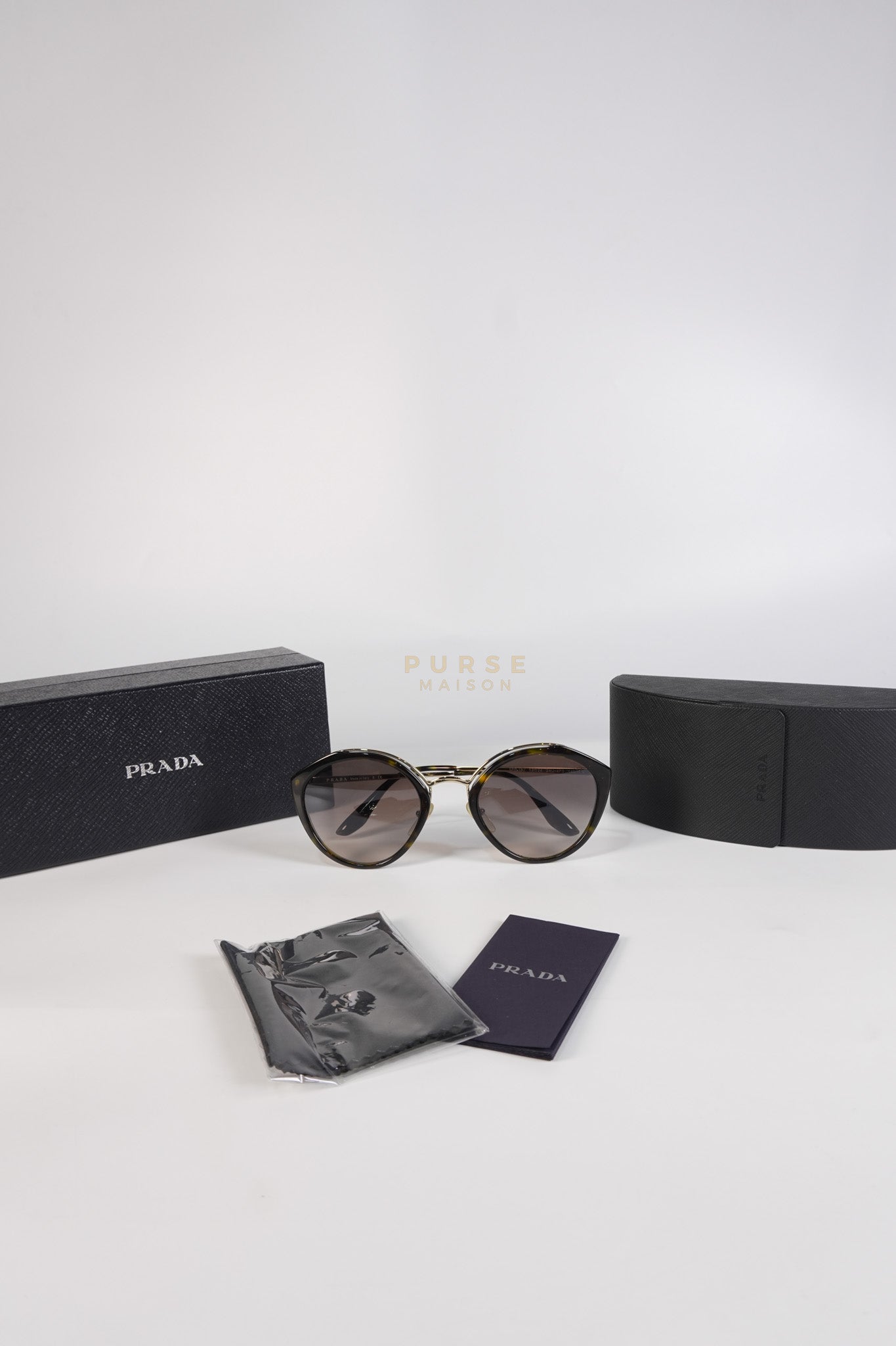 Turtle Round Cat Eye Sunglasses | Purse Maison Luxury Bags Shop