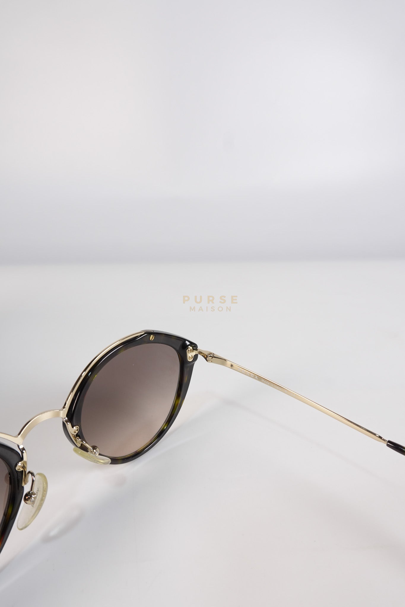 Turtle Round Cat Eye Sunglasses | Purse Maison Luxury Bags Shop
