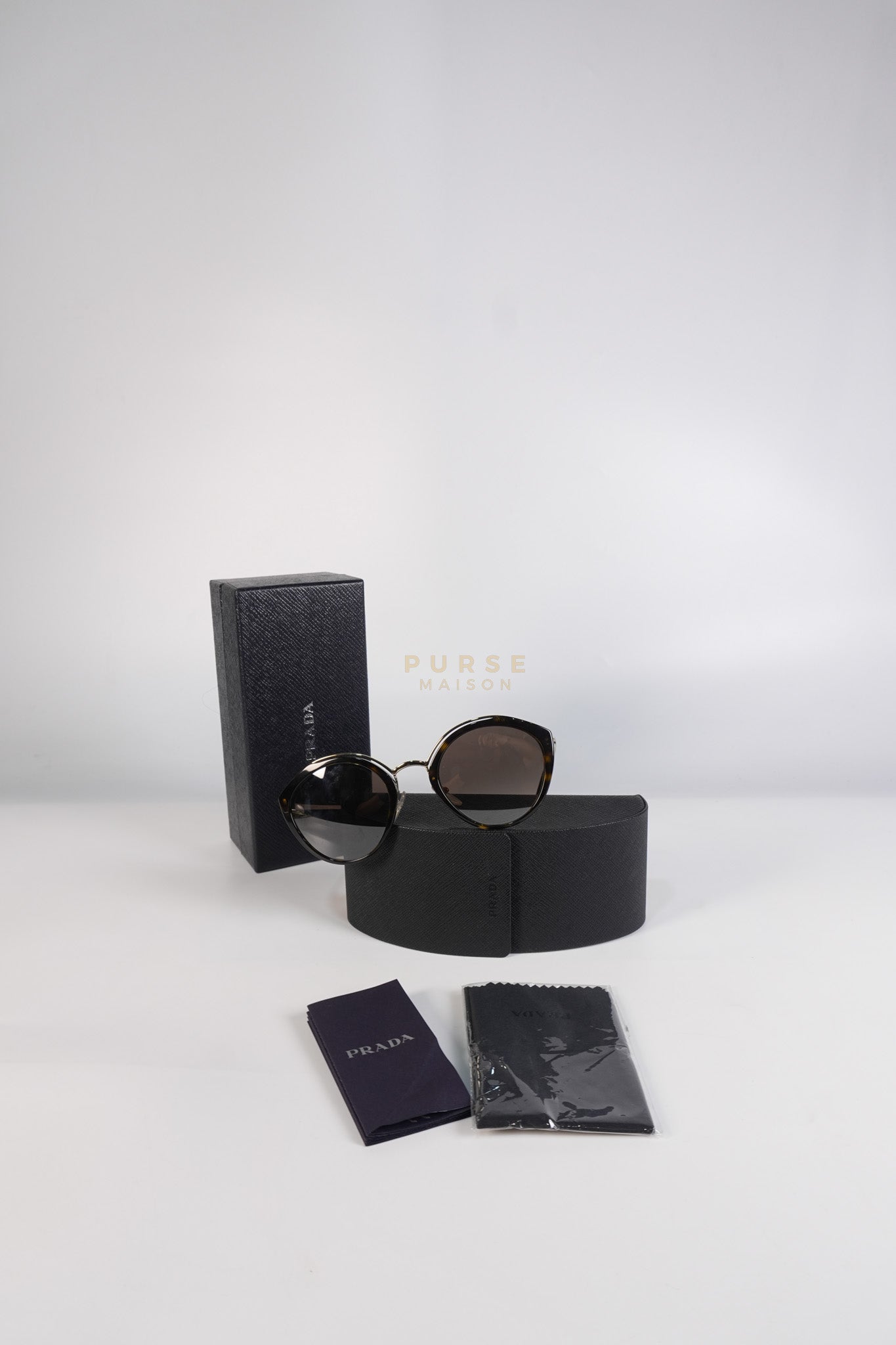 Turtle Round Cat Eye Sunglasses | Purse Maison Luxury Bags Shop