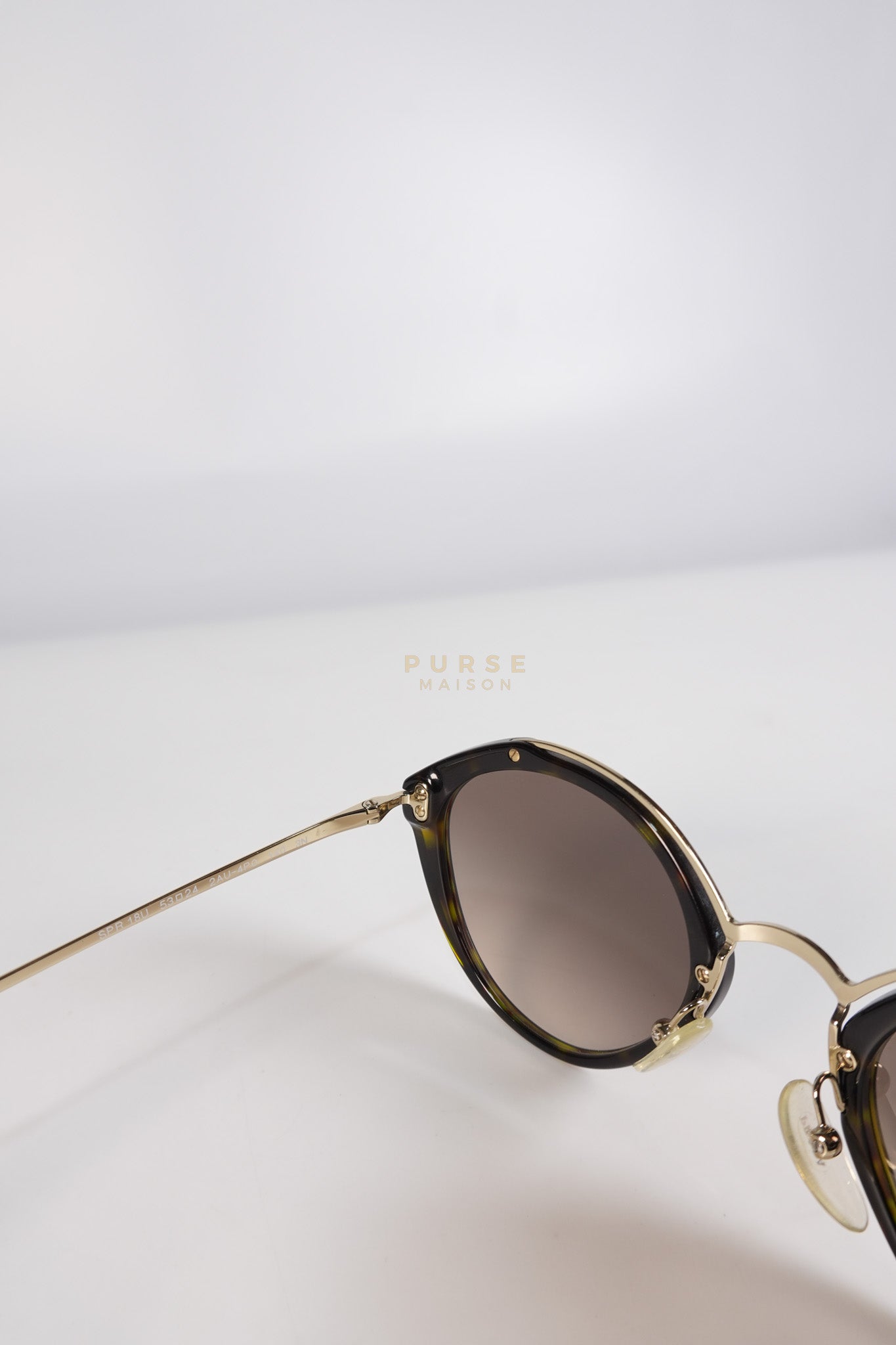 Turtle Round Cat Eye Sunglasses | Purse Maison Luxury Bags Shop
