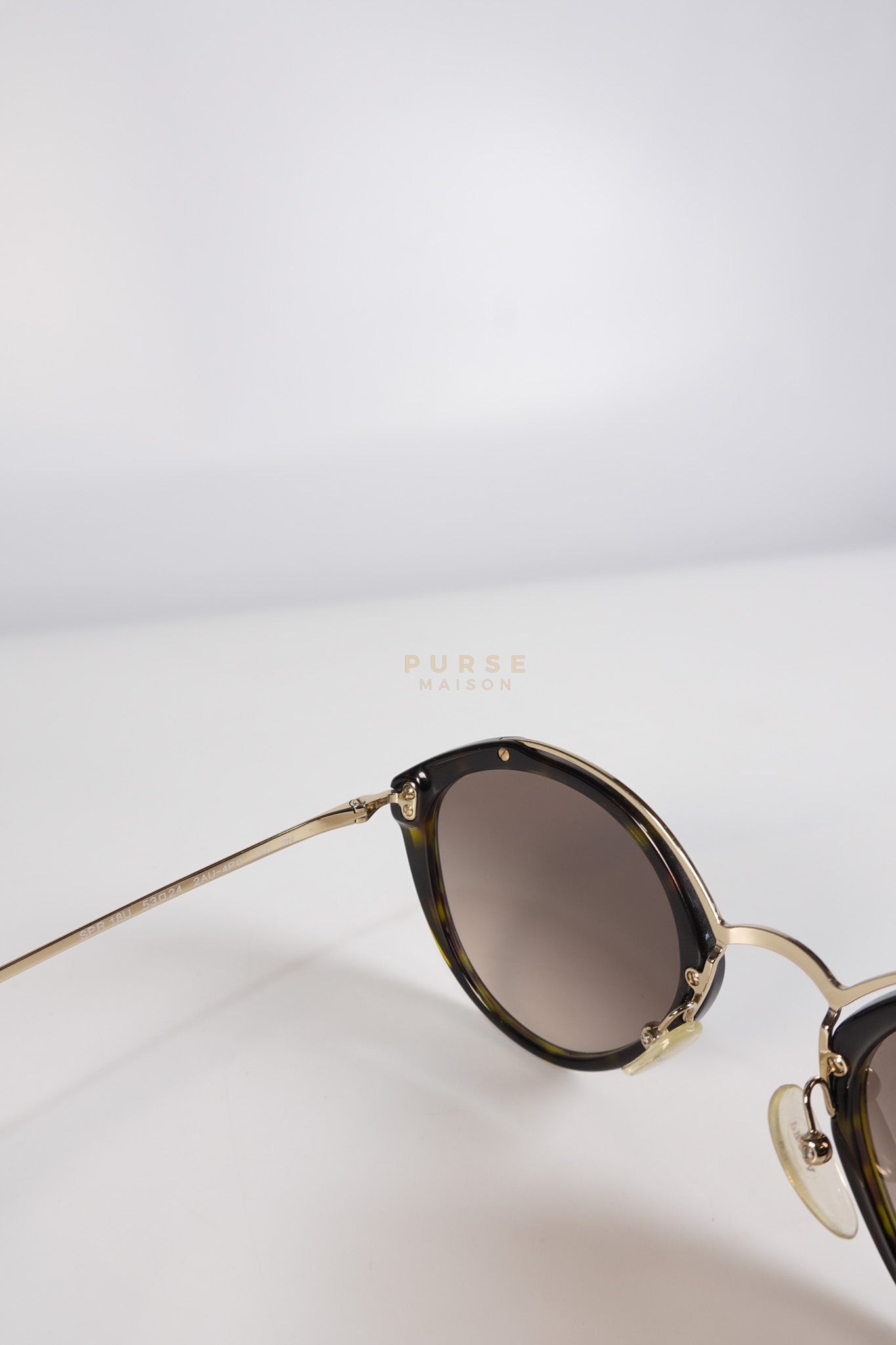 Turtle Round Cat Eye Sunglasses | Purse Maison Luxury Bags Shop