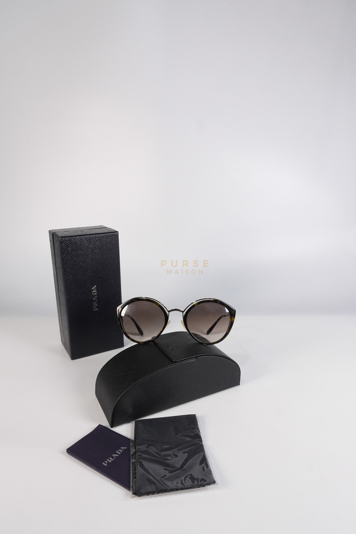 Turtle Round Cat Eye Sunglasses | Purse Maison Luxury Bags Shop