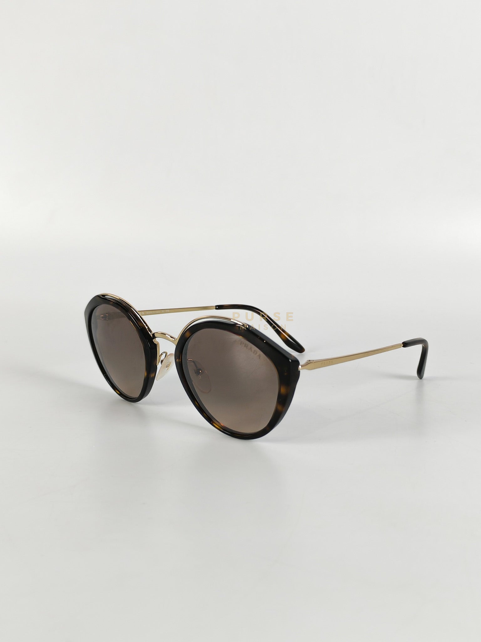 Turtle Round Cat Eye Sunglasses | Purse Maison Luxury Bags Shop