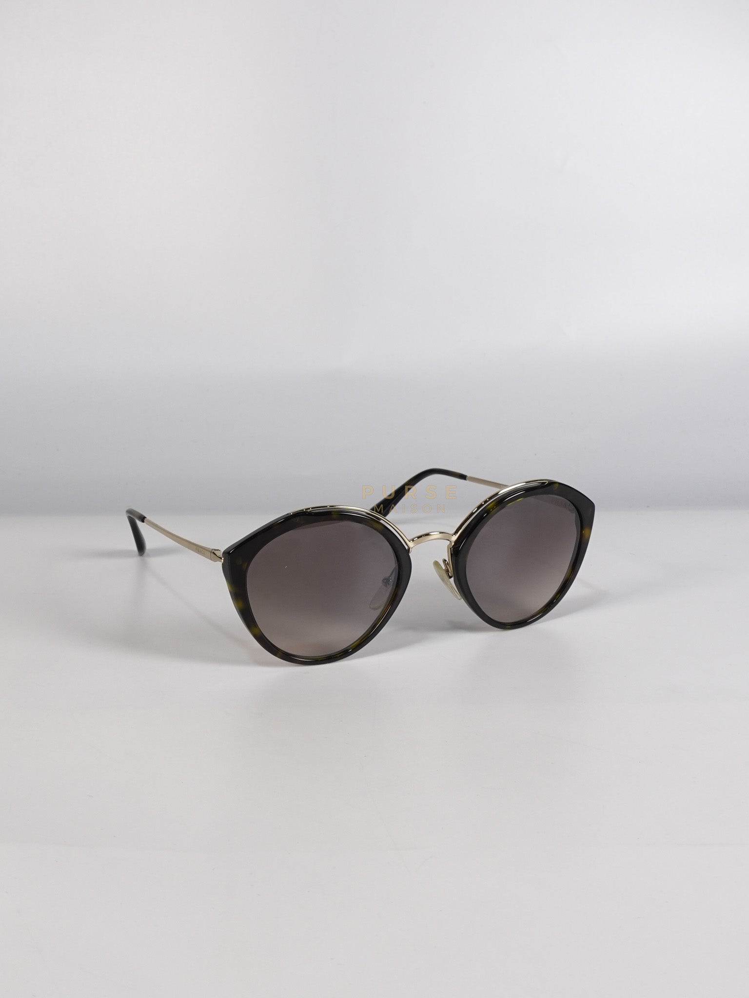 Turtle Round Cat Eye Sunglasses | Purse Maison Luxury Bags Shop