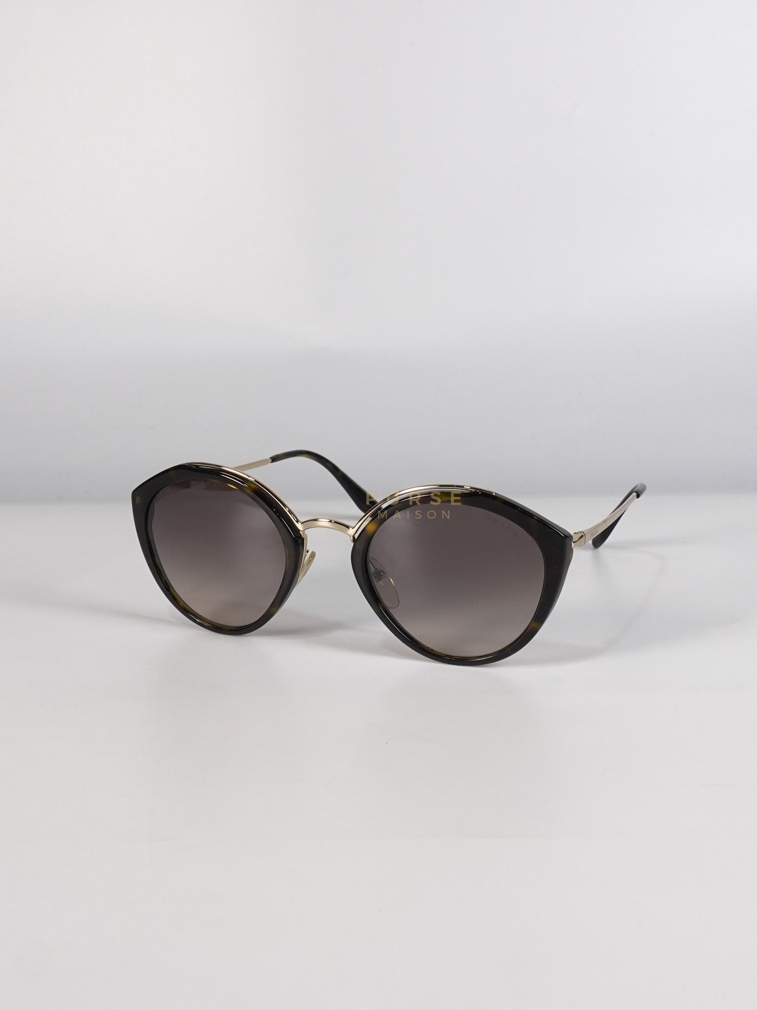 Turtle Round Cat Eye Sunglasses | Purse Maison Luxury Bags Shop