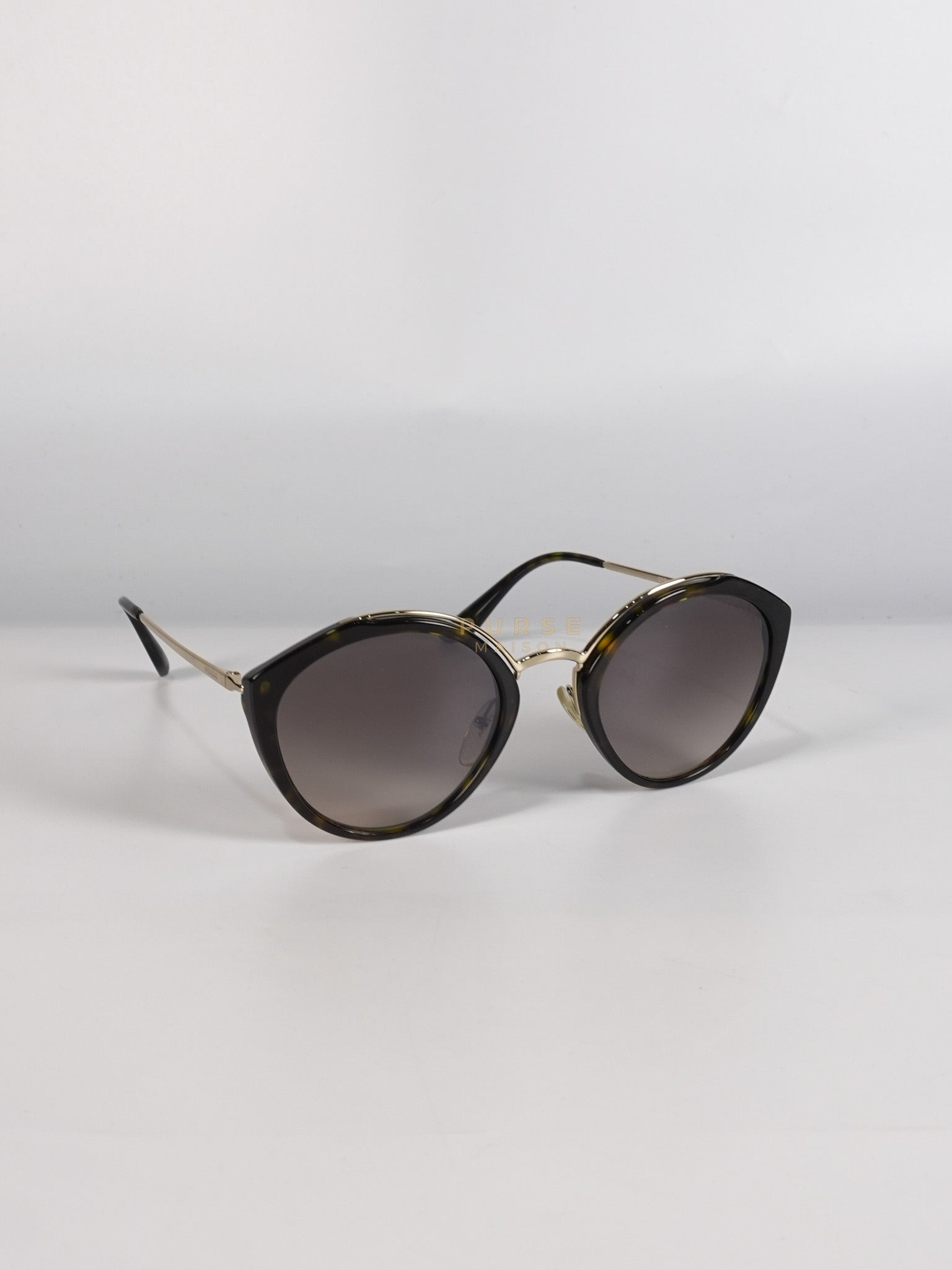Turtle Round Cat Eye Sunglasses | Purse Maison Luxury Bags Shop