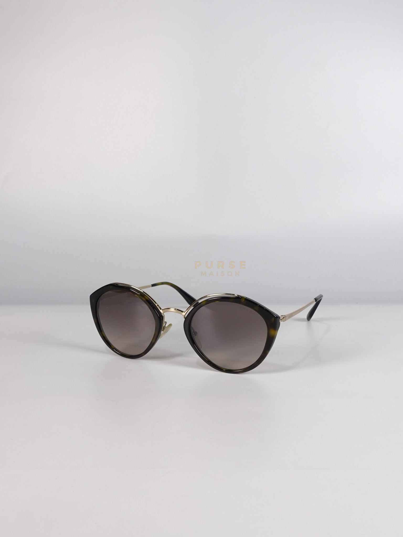 Turtle Round Cat Eye Sunglasses | Purse Maison Luxury Bags Shop