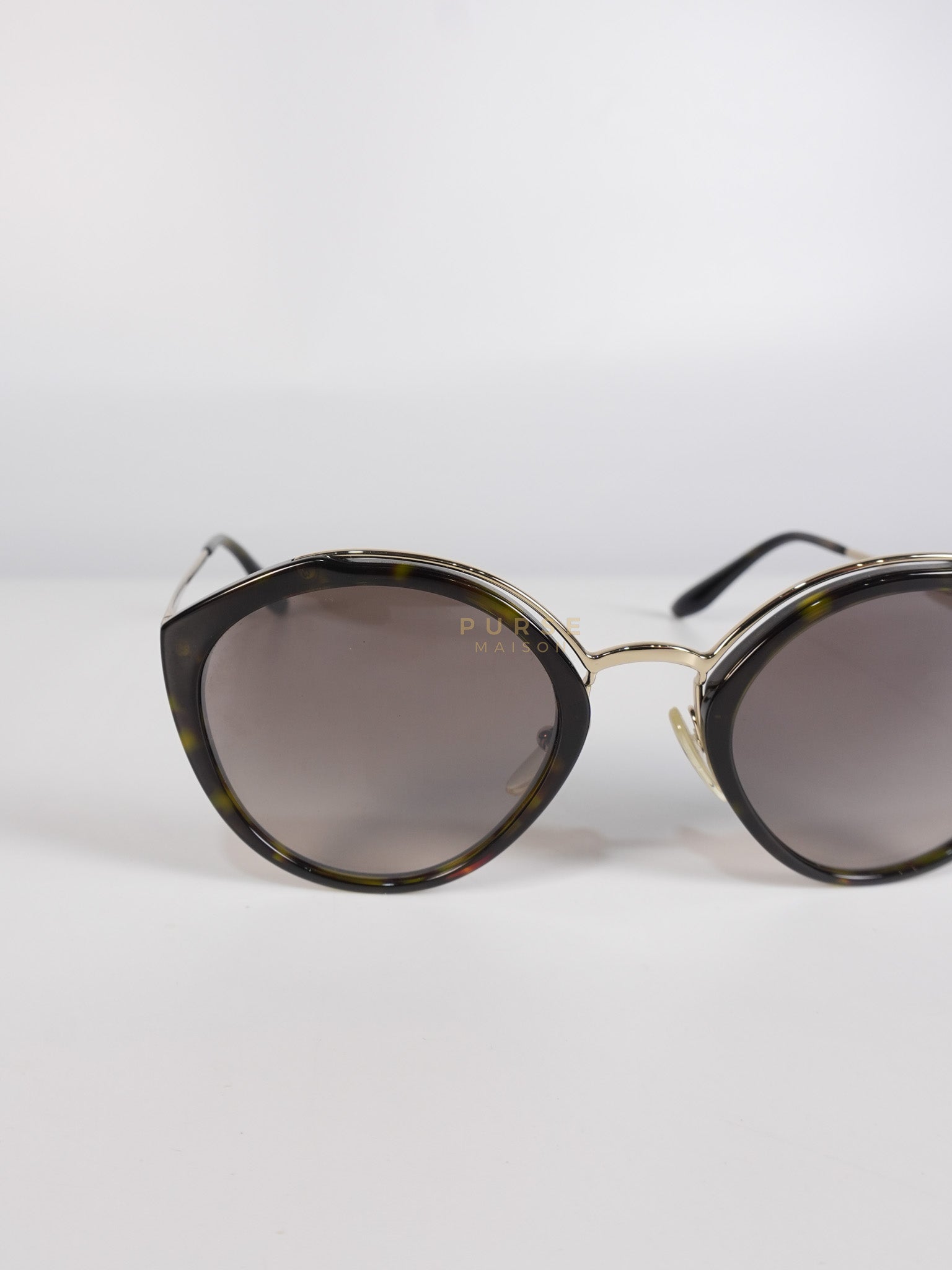 Turtle Round Cat Eye Sunglasses | Purse Maison Luxury Bags Shop