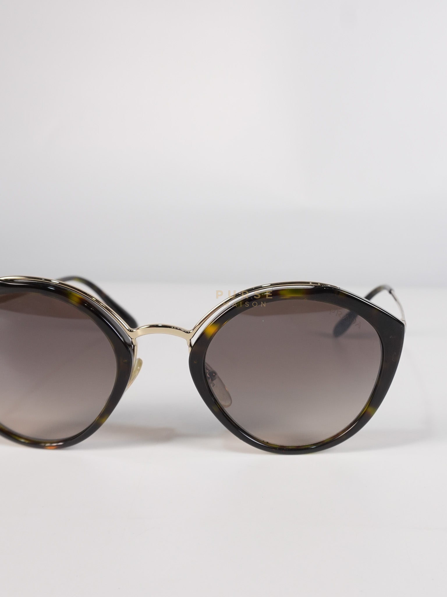 Turtle Round Cat Eye Sunglasses | Purse Maison Luxury Bags Shop