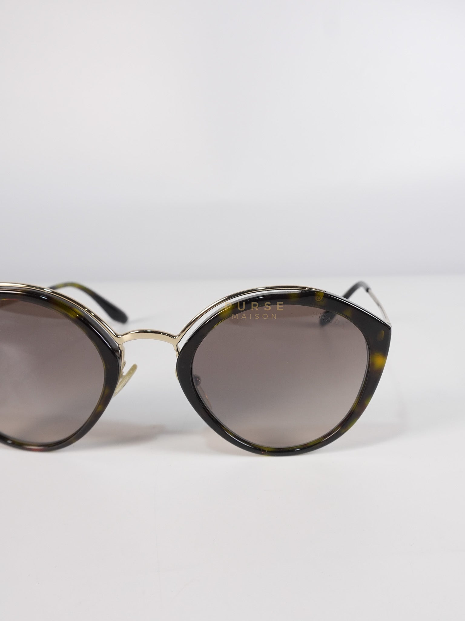 Turtle Round Cat Eye Sunglasses | Purse Maison Luxury Bags Shop