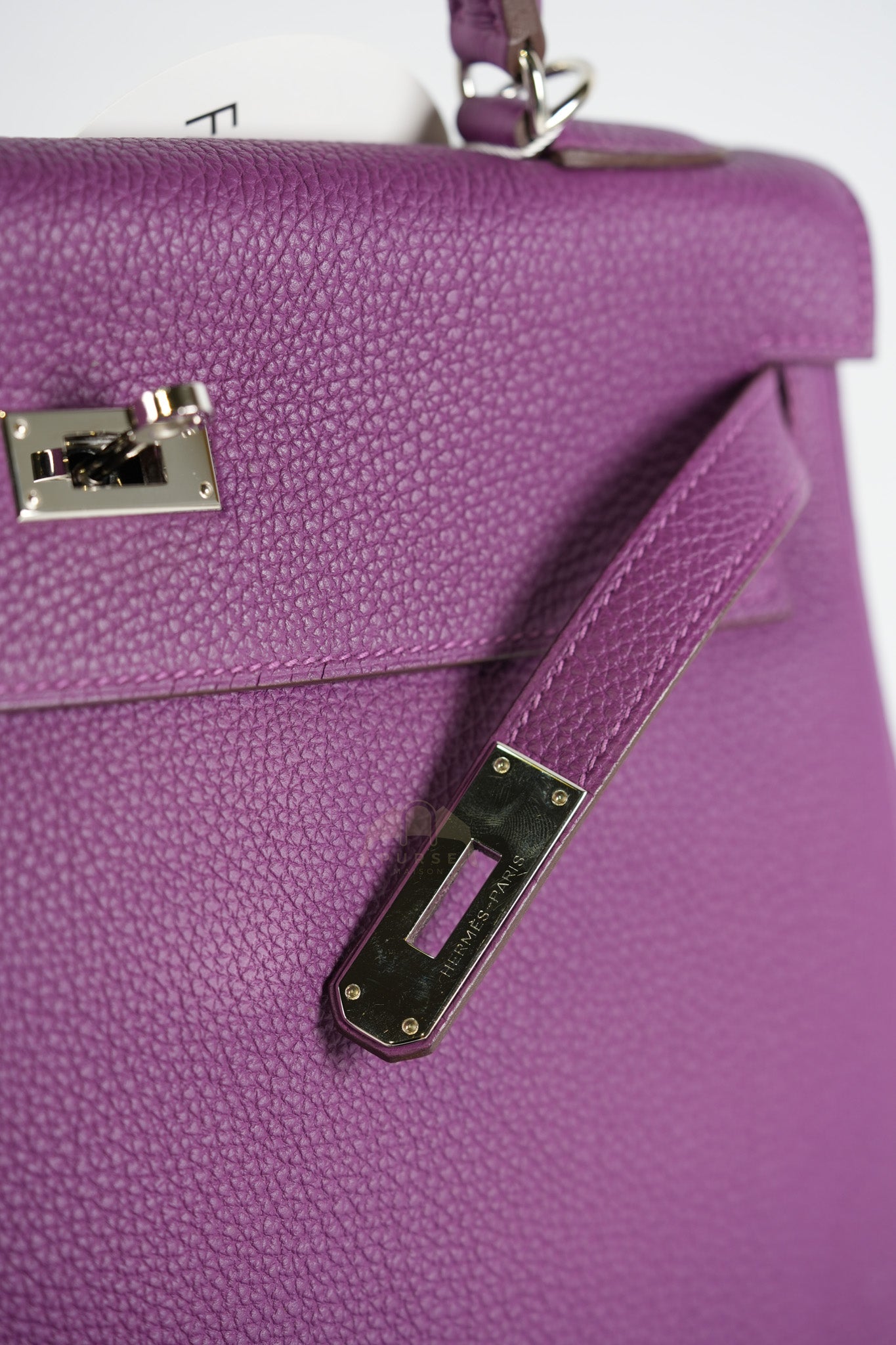 Kelly 32 Retourne in Anemone Togo Leather Palladium Hardware Stamp R Square(2014)