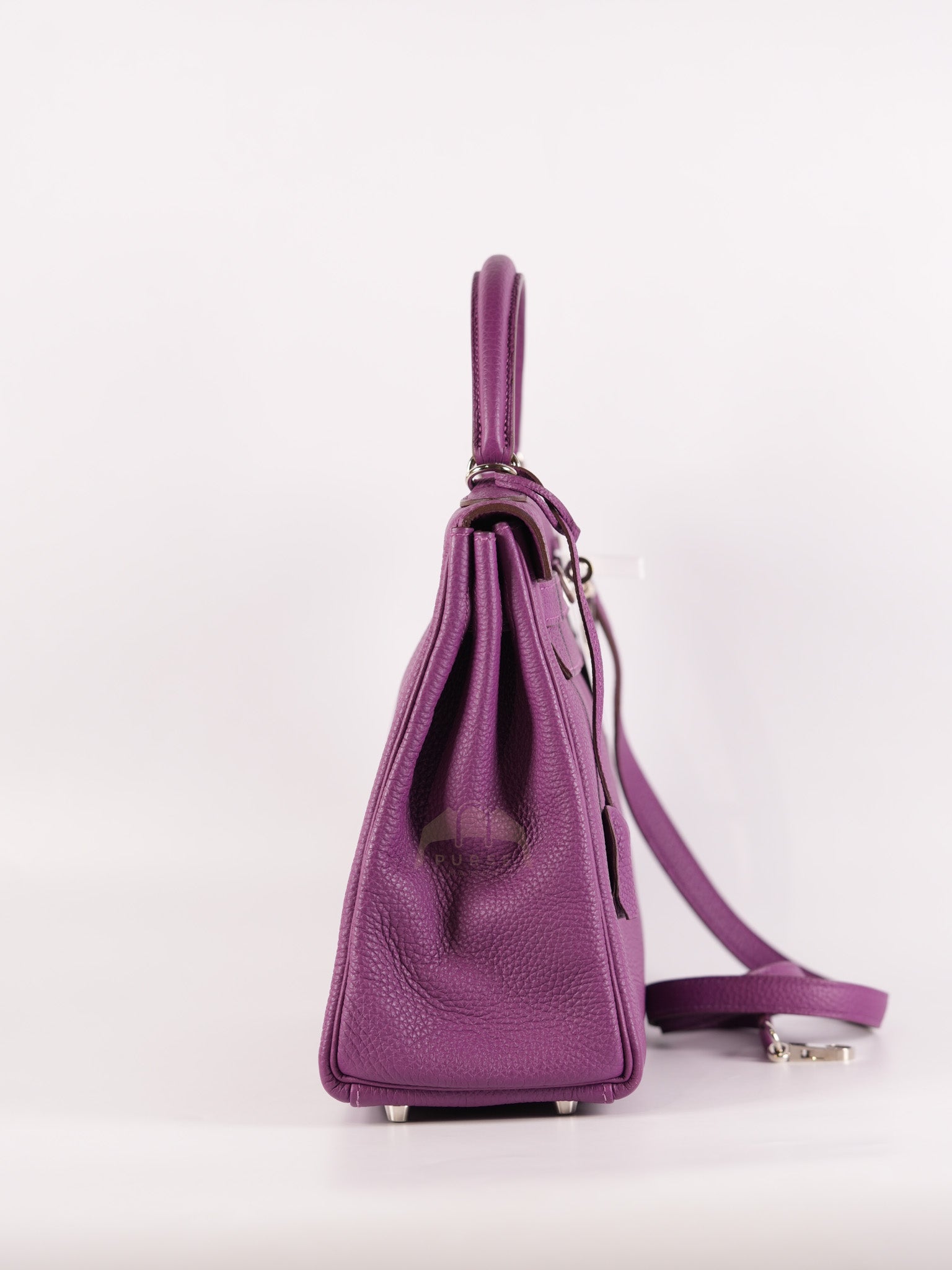 Kelly 32 Retourne in Anemone Togo Leather Palladium Hardware Stamp R Square(2014)