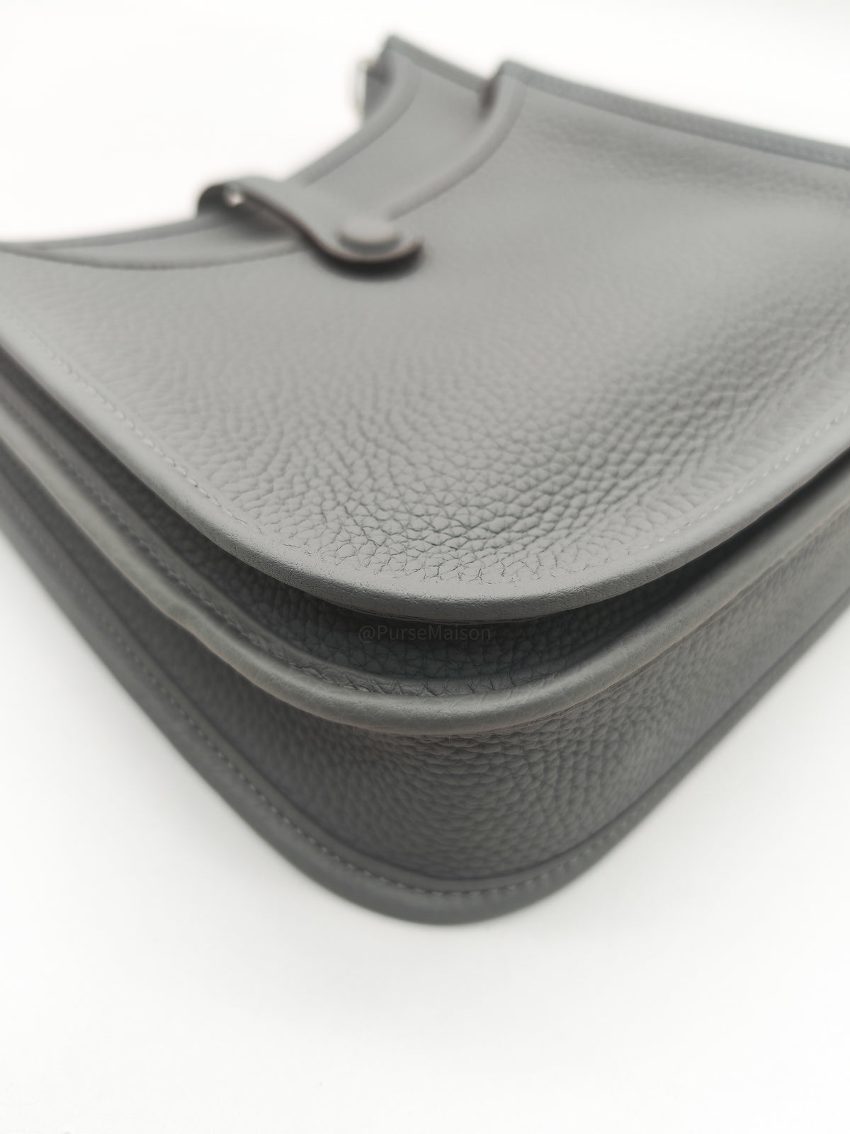 Hermes Evelyn 23 in Gris Patin Taurillon Clemence Leather Palladium Hardware Stamp G(2026)