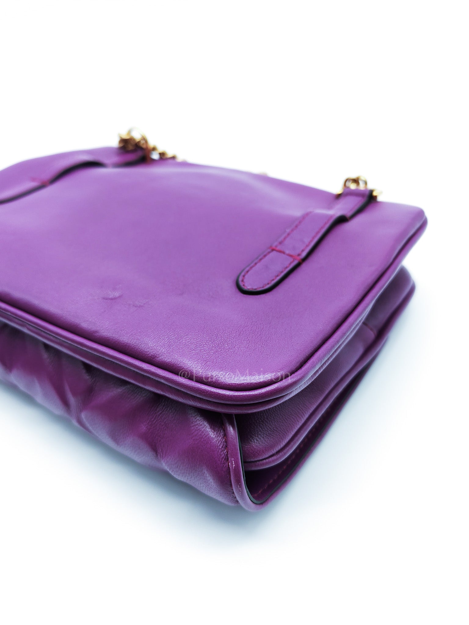 Upside Down Belt Bag in Nappa Zucca Embossed | Purse Maison Luxury Bags Shop