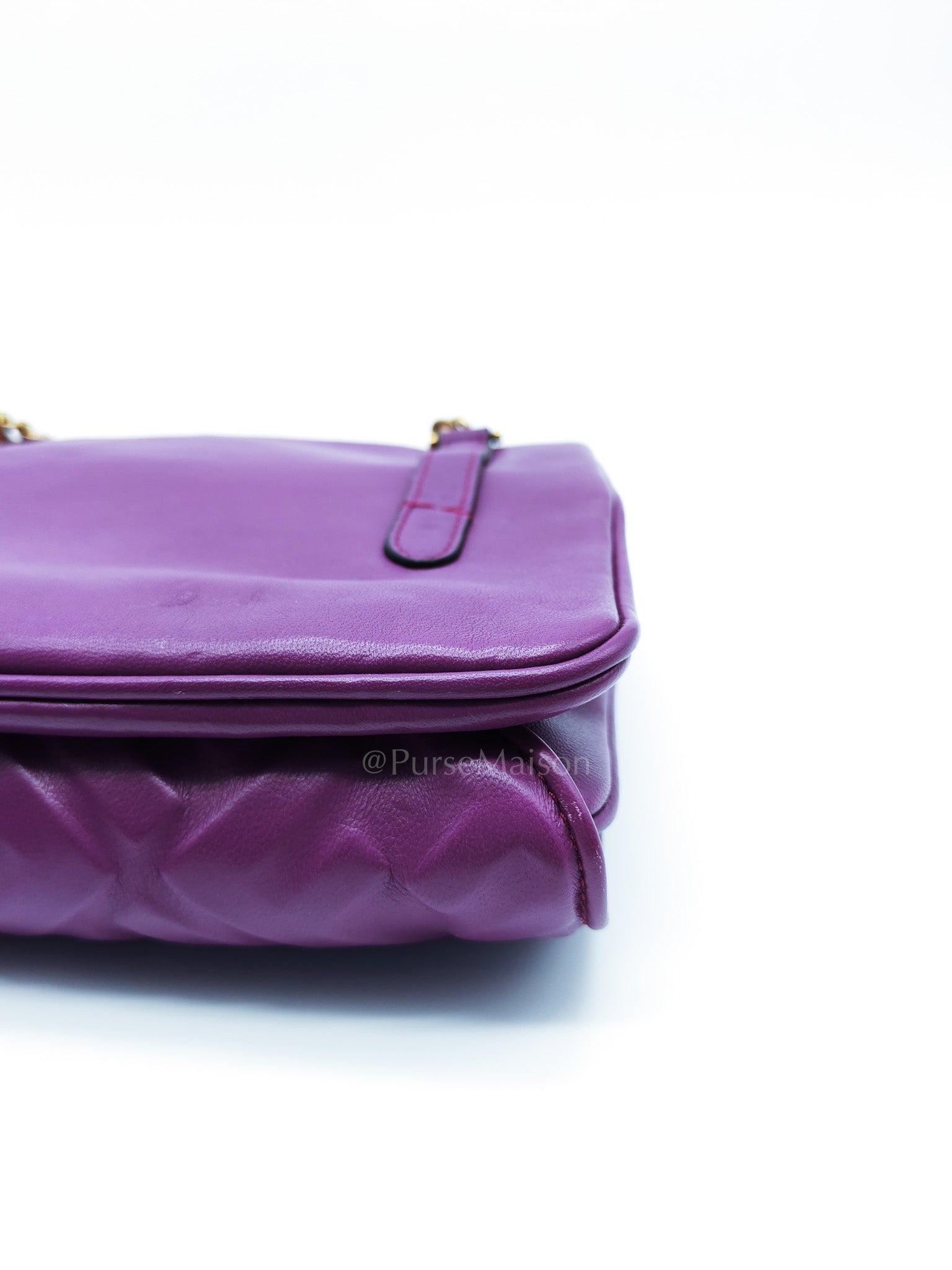 Upside Down Belt Bag in Nappa Zucca Embossed | Purse Maison Luxury Bags Shop